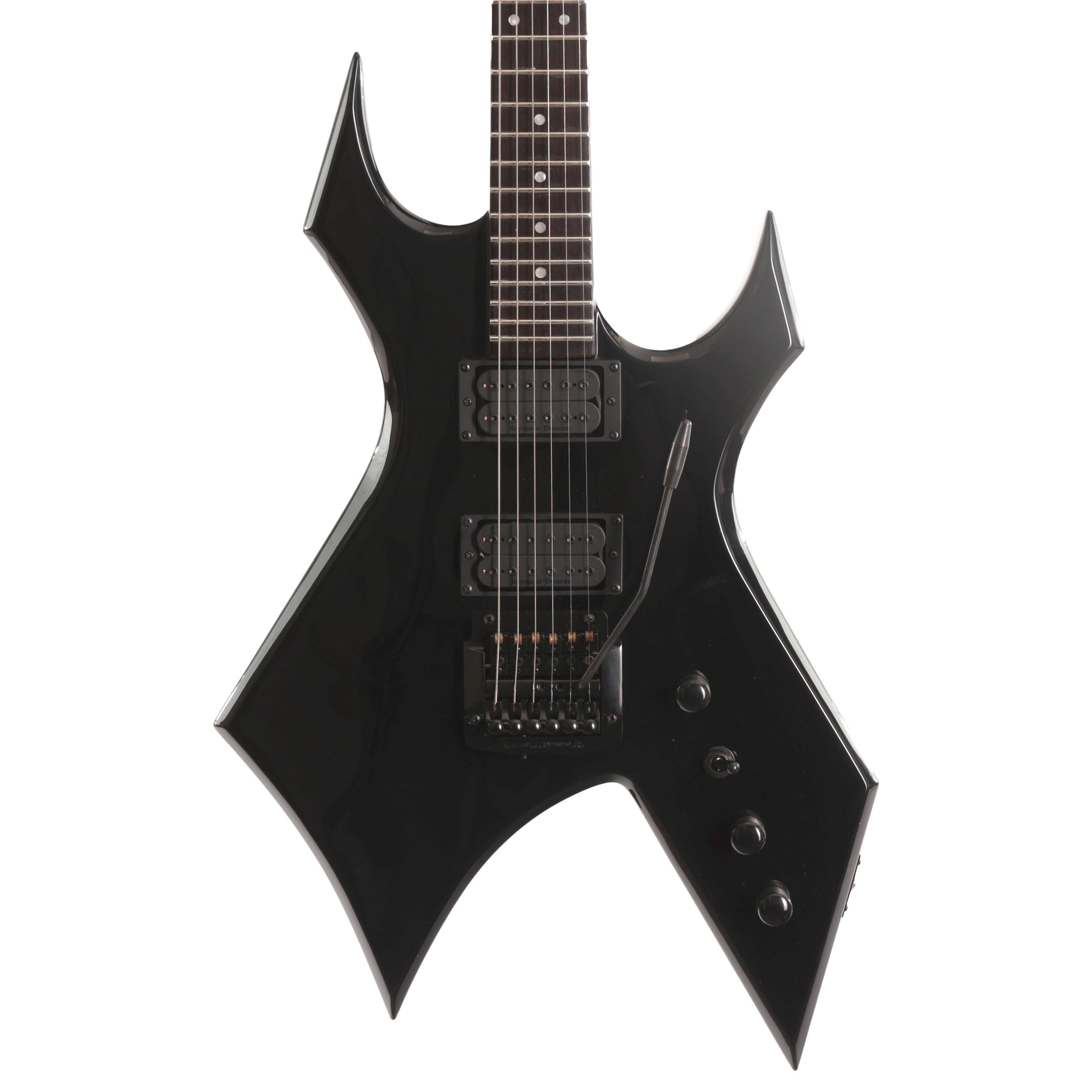 BC Rich Warlock Legacy with Kahler Trem Electric Guitar in Black - WARLEGACYNKBK (2).jpg