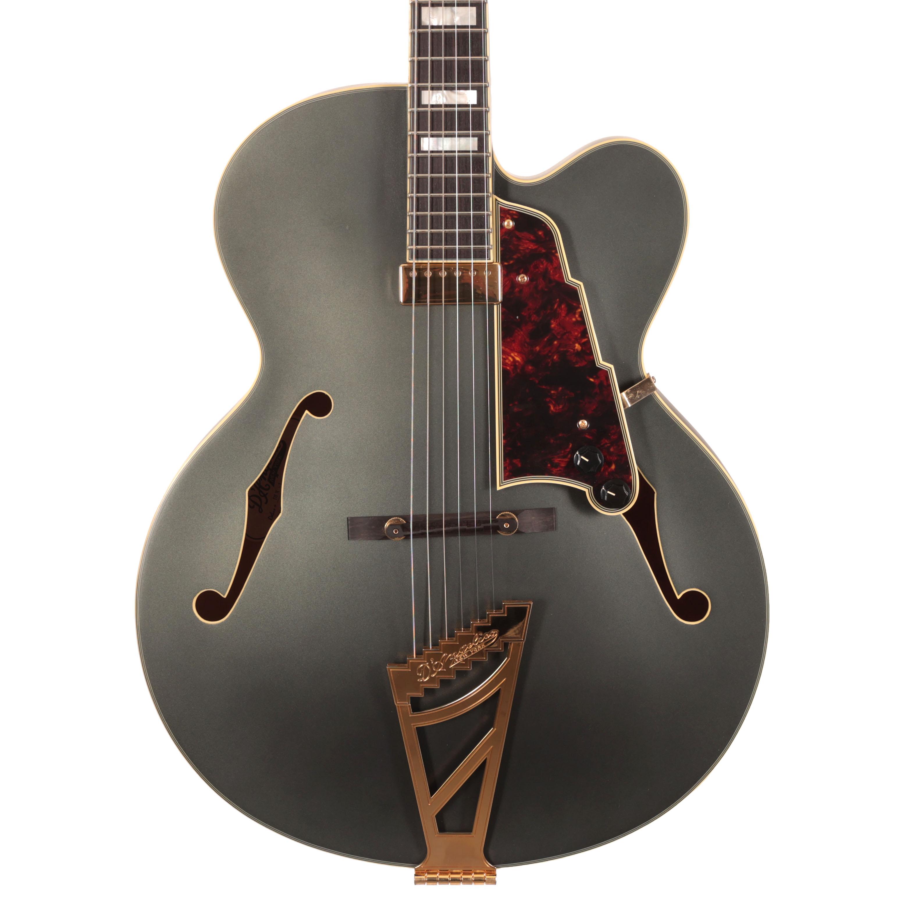 Second Hand D'Angelico Deluxe EXL-1 Semi-Hollow Electric Guitar in Matte Midnight 827 - SH-241-4827 (2).jpg