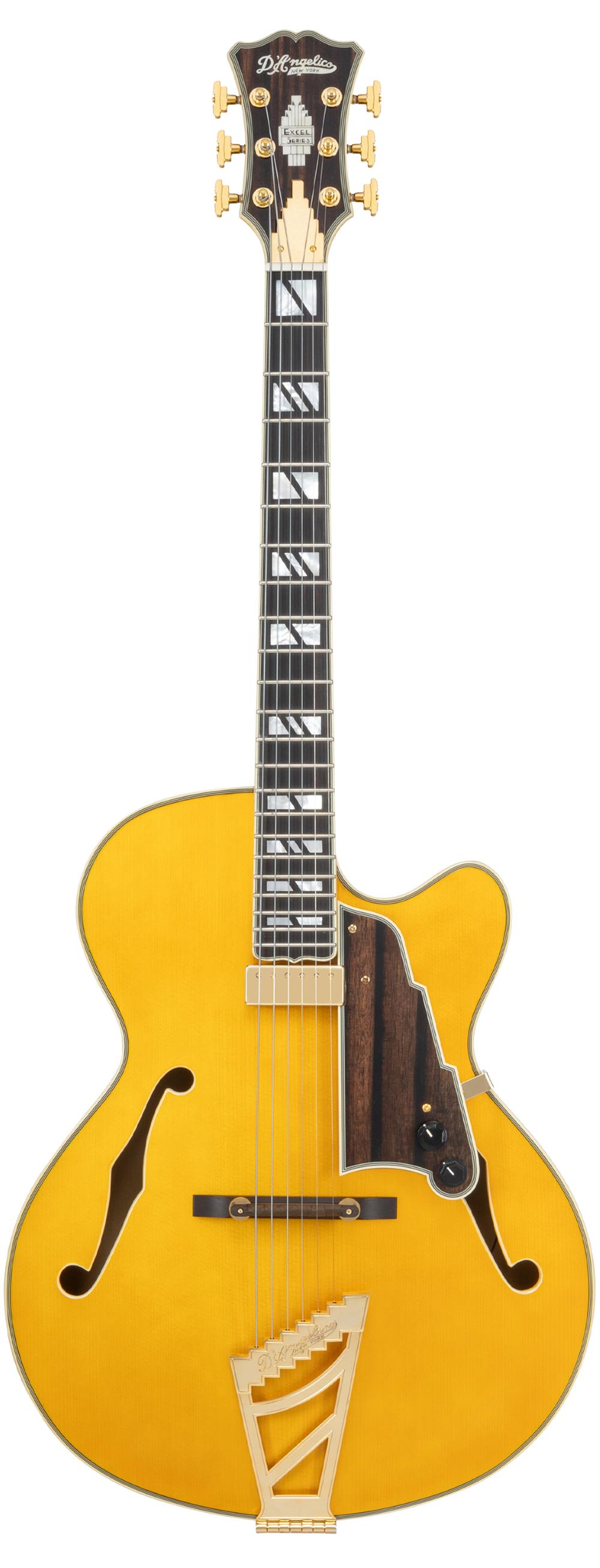 D'Angelico Excel 16 Archtop Electric Guitar In Amber - DAE16AMBGT-WF.jpg