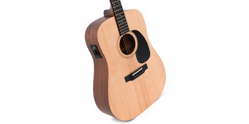Sigma DME Dreadnought with Mahogany Back & Sides - sigma_dme_electro_acoustic_guitar_body_angle.jpg