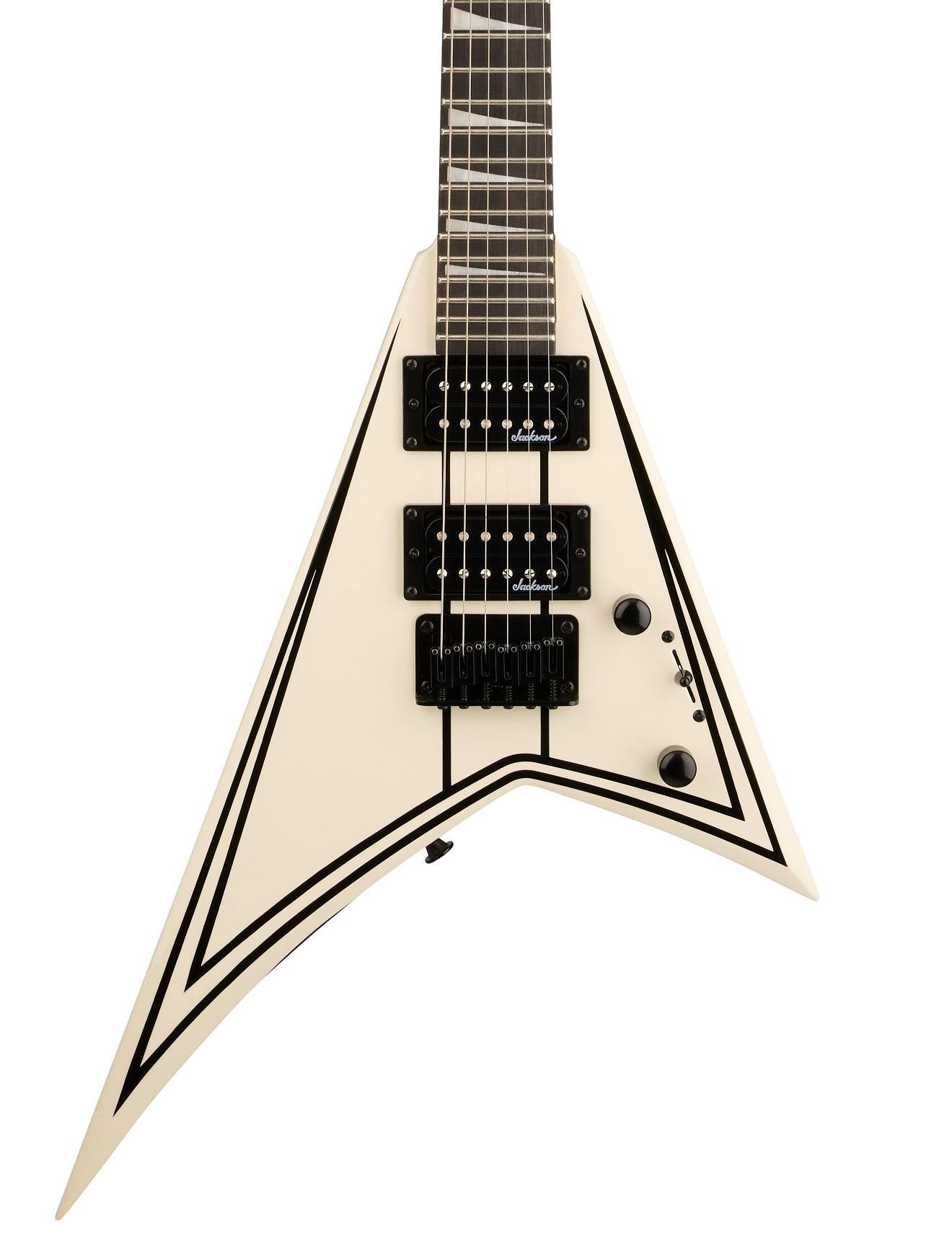 Jackson JS Series RR Minion JS1XM Electric Guitar in Snow White with Black Pin Stripes - 2913335541_jac_ins_frt_1_rr-hero.jpg