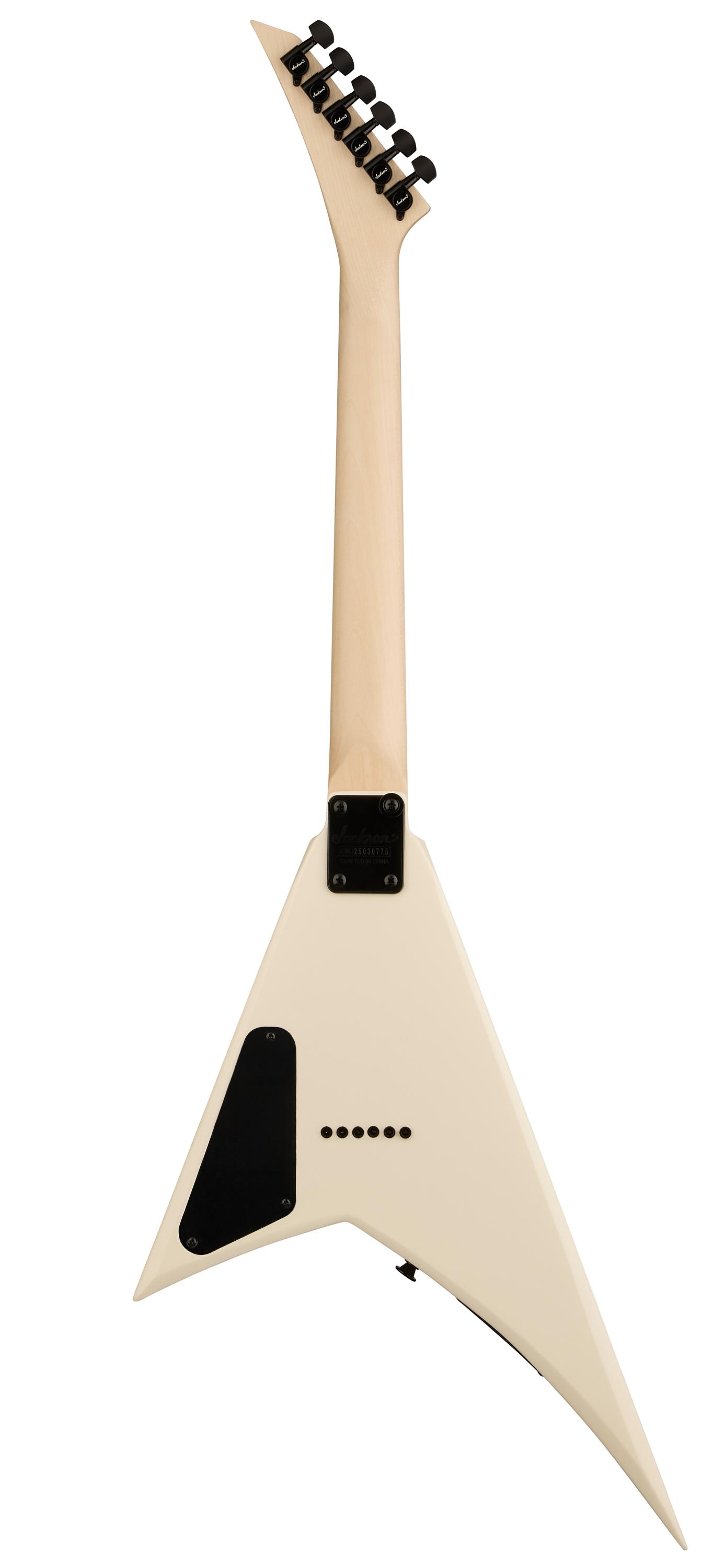 Jackson JS Series RR Minion JS1XM Electric Guitar in Snow White with Black Pin Stripes - 2913335541_jac_ins_bck_1_rl.jpg