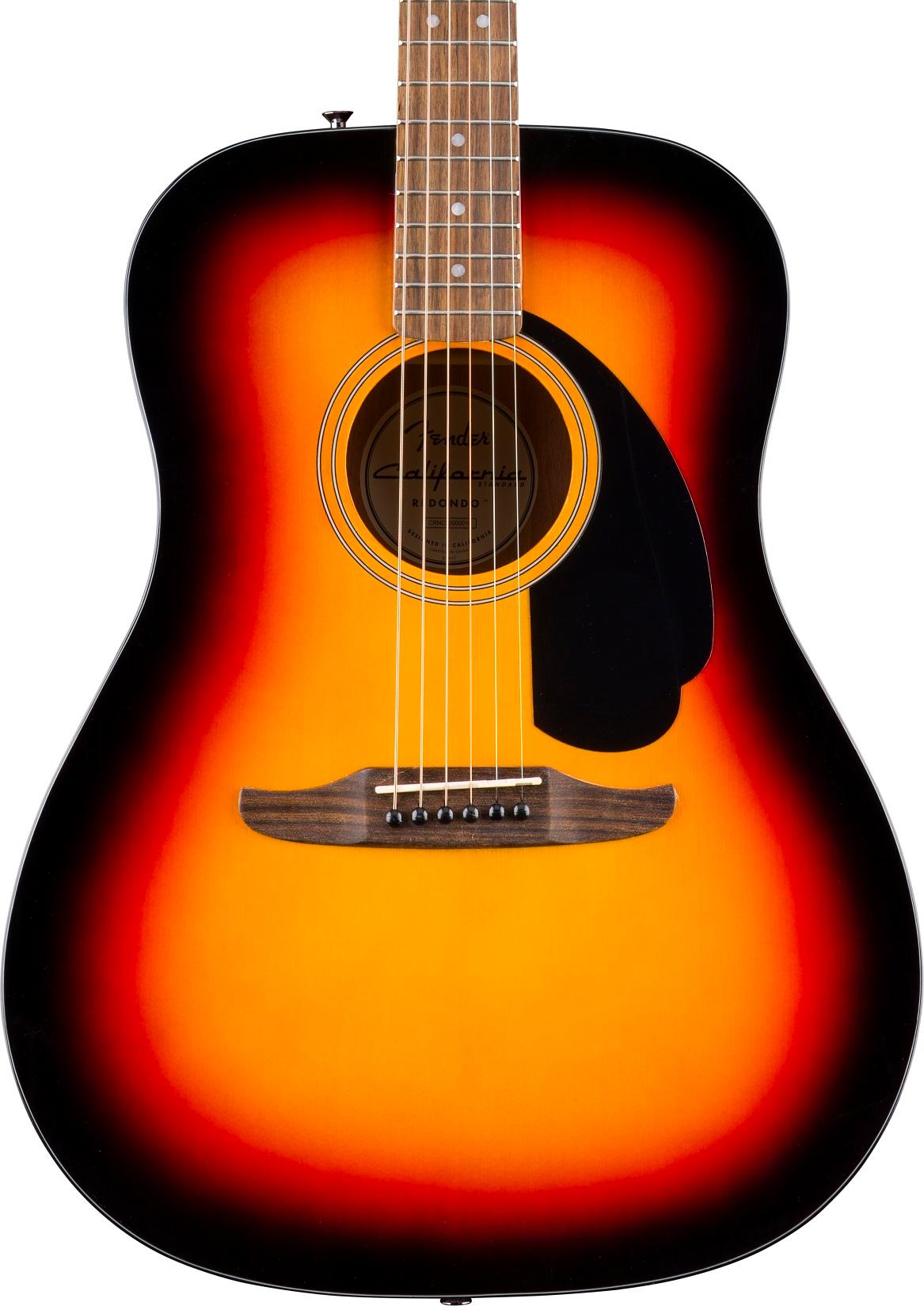 Fender California Standard Redondo Dreadnought Acoustic Guitar in 3-Colour Sunburst - 0974200500_fen_ins_frt_1_rr-hero.jpg