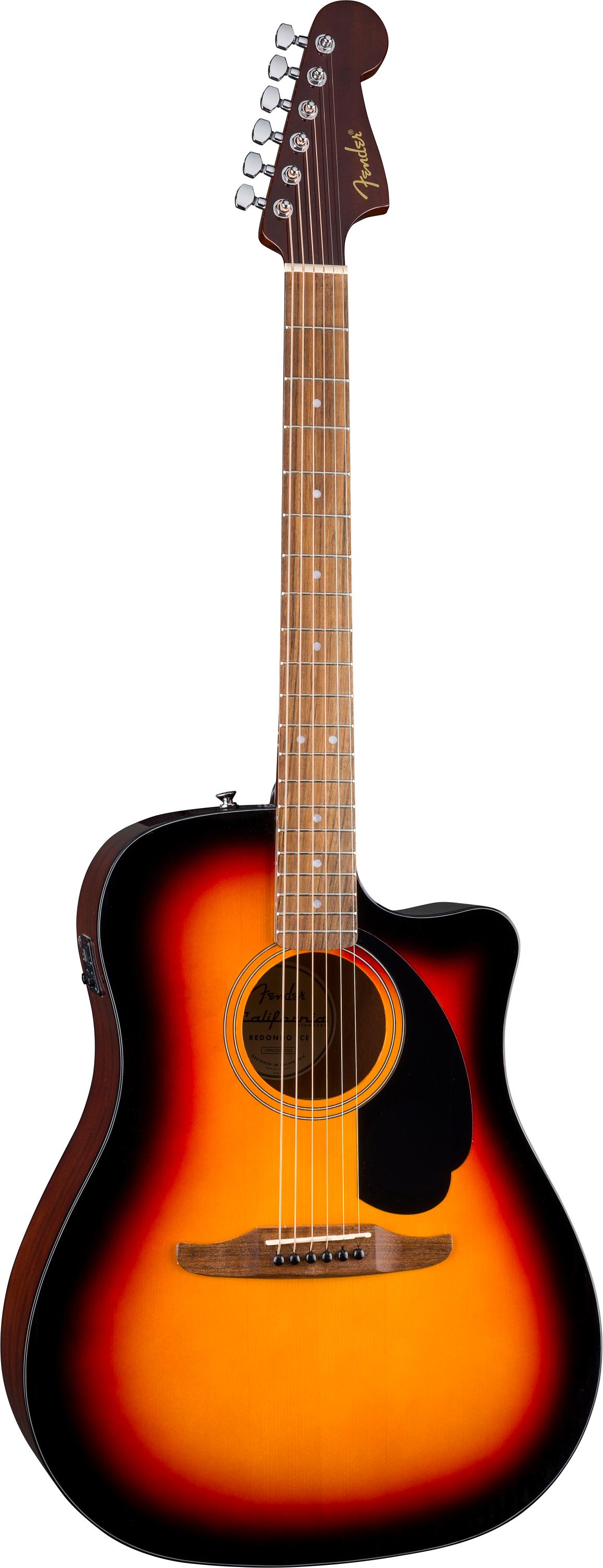 Fender California Standard Redondo CE Dreadnought Electro-Acoustic in 3-Colour Sunburst - 0974220500_fen_ins_fan_1_rr.jpg