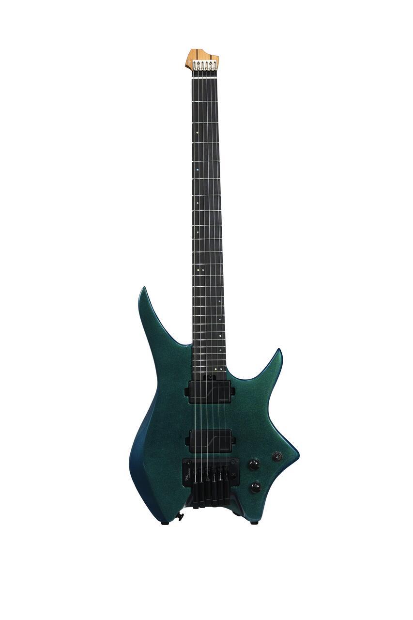 HILS HN6 Next Series Headless Electric Guitar In Cosmic Green - HN6G-NS-CG (3).jpg