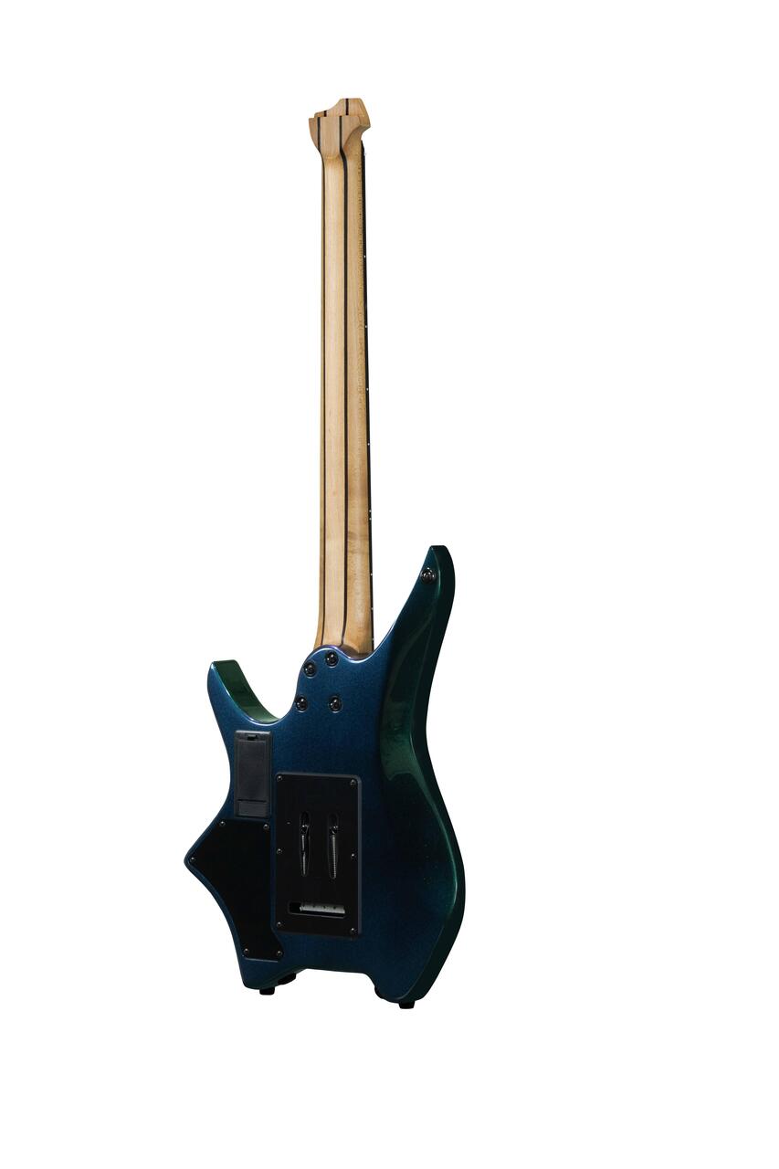 HILS HN6 Next Series Headless Electric Guitar In Cosmic Green - HN6G-NS-CG (1).jpg