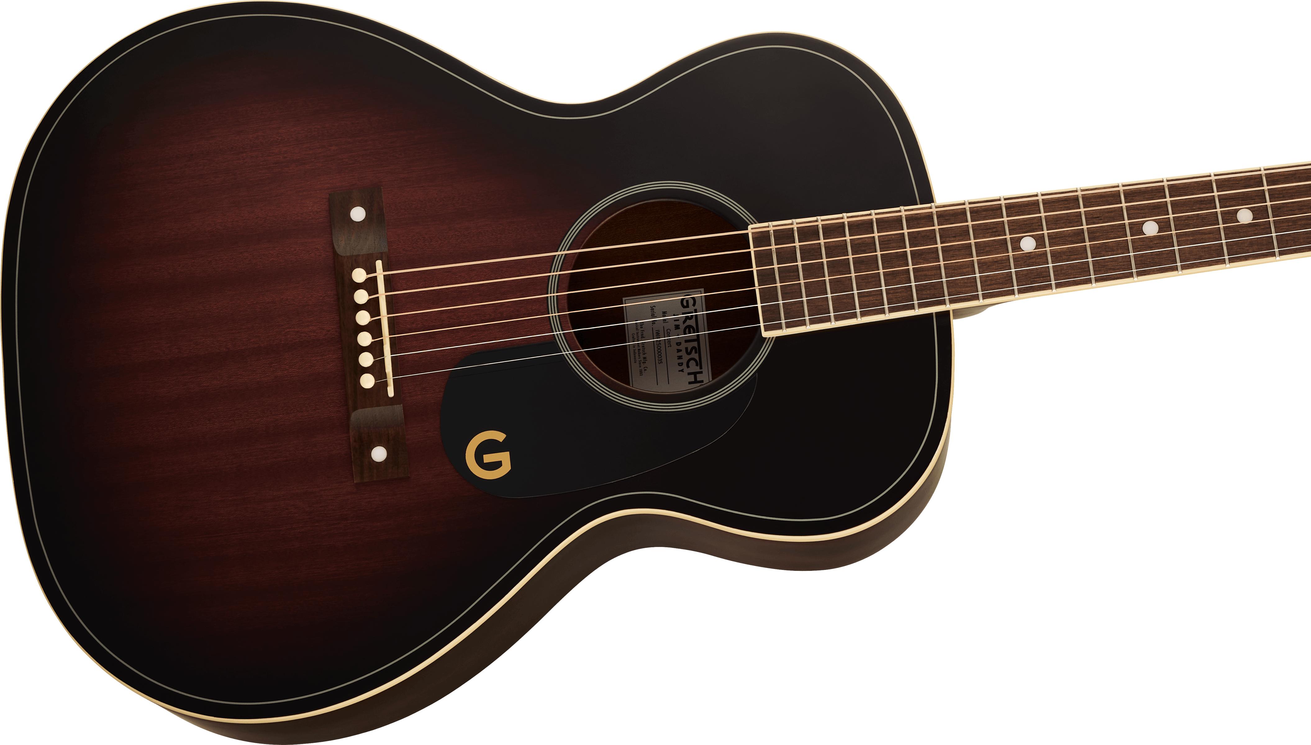 Gretsch Jim Dandy Concert in Deep Cherry Burst - Andertons Music Co.