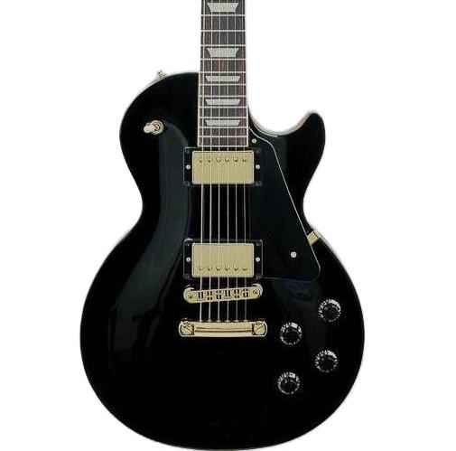 Gibson USA Les Paul Studio Electric Guitar in Ebony with Gold Hardware - gibson-les-paul-studio-gold-hardware-ebony cropped.jpg