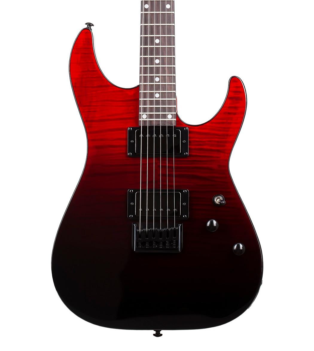 Schecter C-1 Standard Electric Guitar in Bloodburst - C-1 Standard Blood Burst 3949 FLAT-hero.jpg
