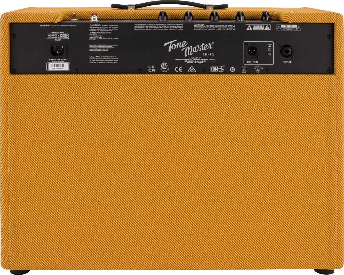 Fender Tone Master FR-12 Tweed Active Guitar Cabinet - 2275204010_fen_amp_bck_1_nr.jpg