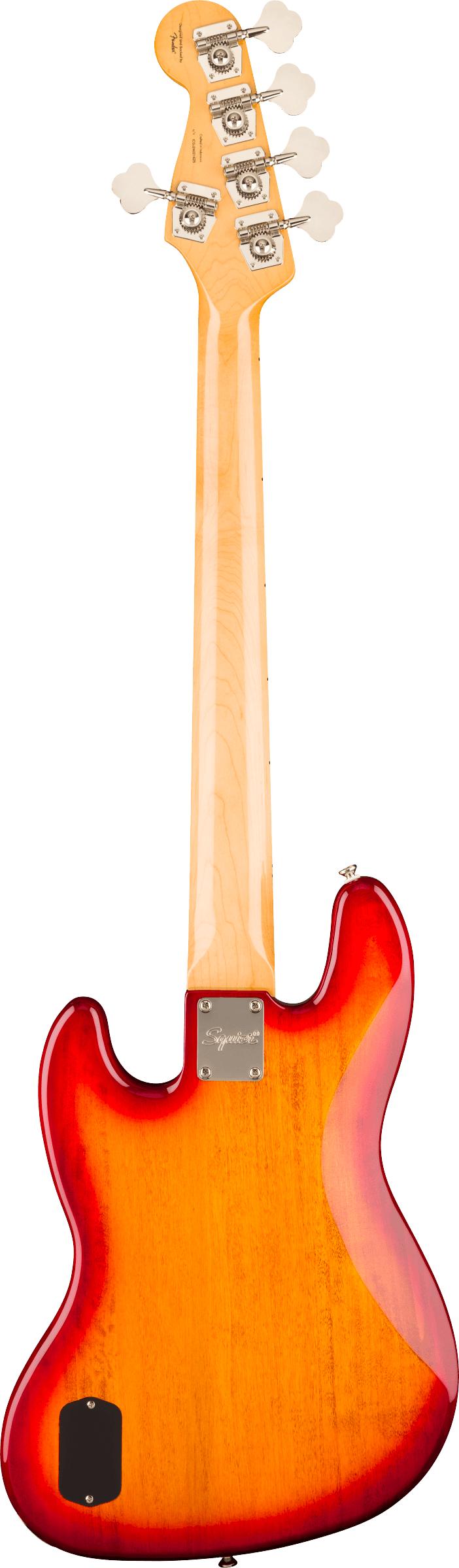 Squier Classic Vibe Active '70s Jazz Bass Guitar V in Sienna