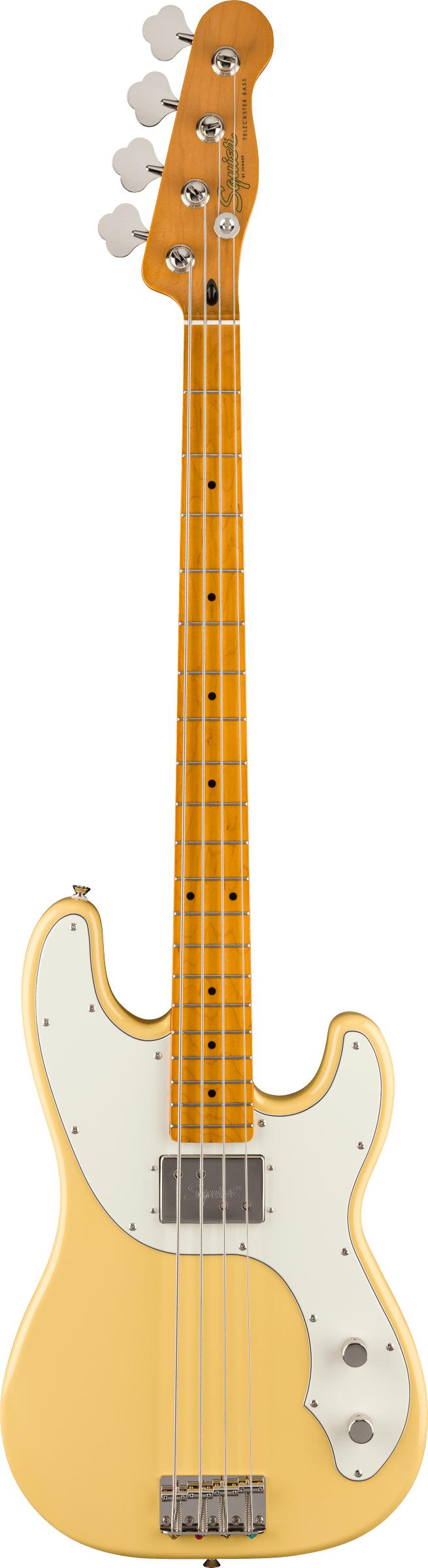Squier Classic Vibe Telecaster Bass Guitar in Vintage White - 0374524541_sqr_ins_frt_1_rr.jpg