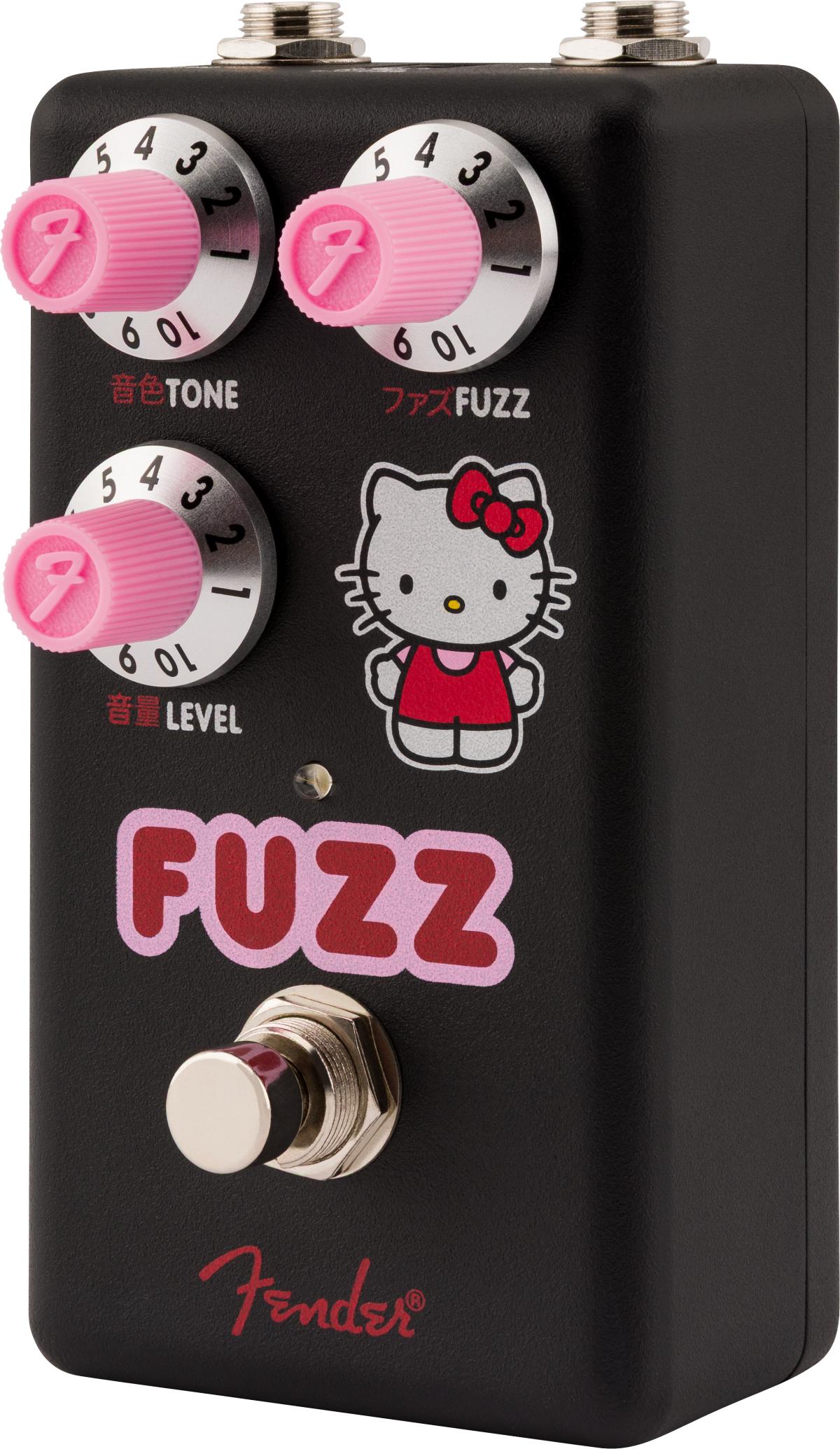 ギター Fender Hello Kitty Fuzz Fender x Hello Kitty Fuzz Pedal in Black - Andertons Music Co.
