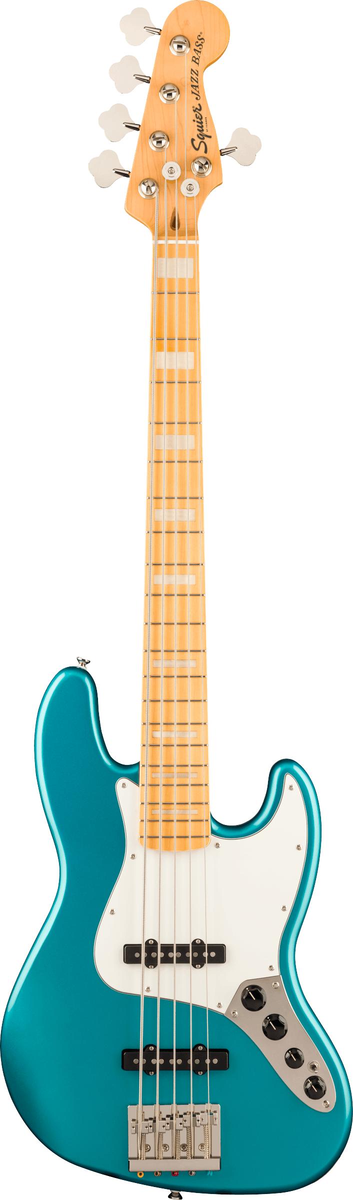 Squier Classic Vibe Active '70s Jazz Bass Guitar V in Ocean