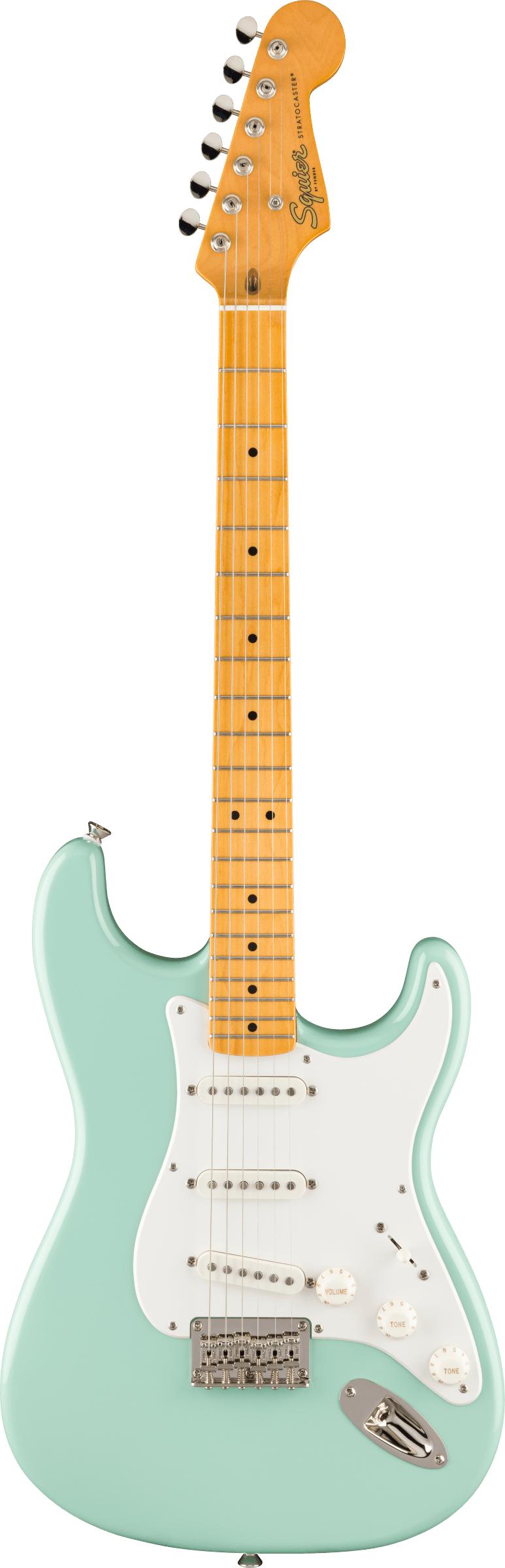 Squier Classic Vibe '50s Stratocaster Hardtail Electric Guitar in Surf Green - 0374008557_sqr_ins_frt_1_rr.jpg