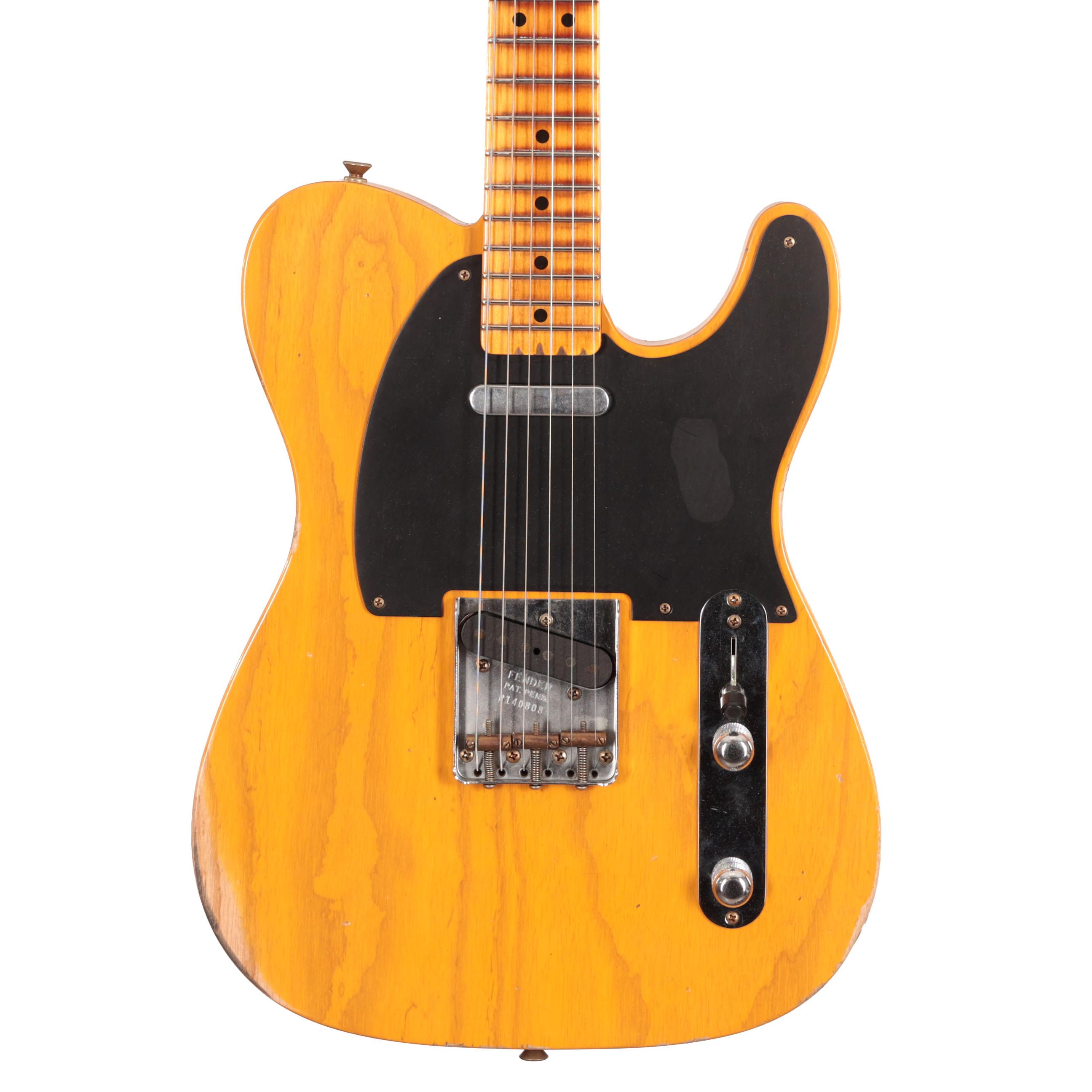 Fender Custom Shop '52 Telecaster Relic in Super Faded Aged Butterscotch Blonde - R140808 (2).jpg