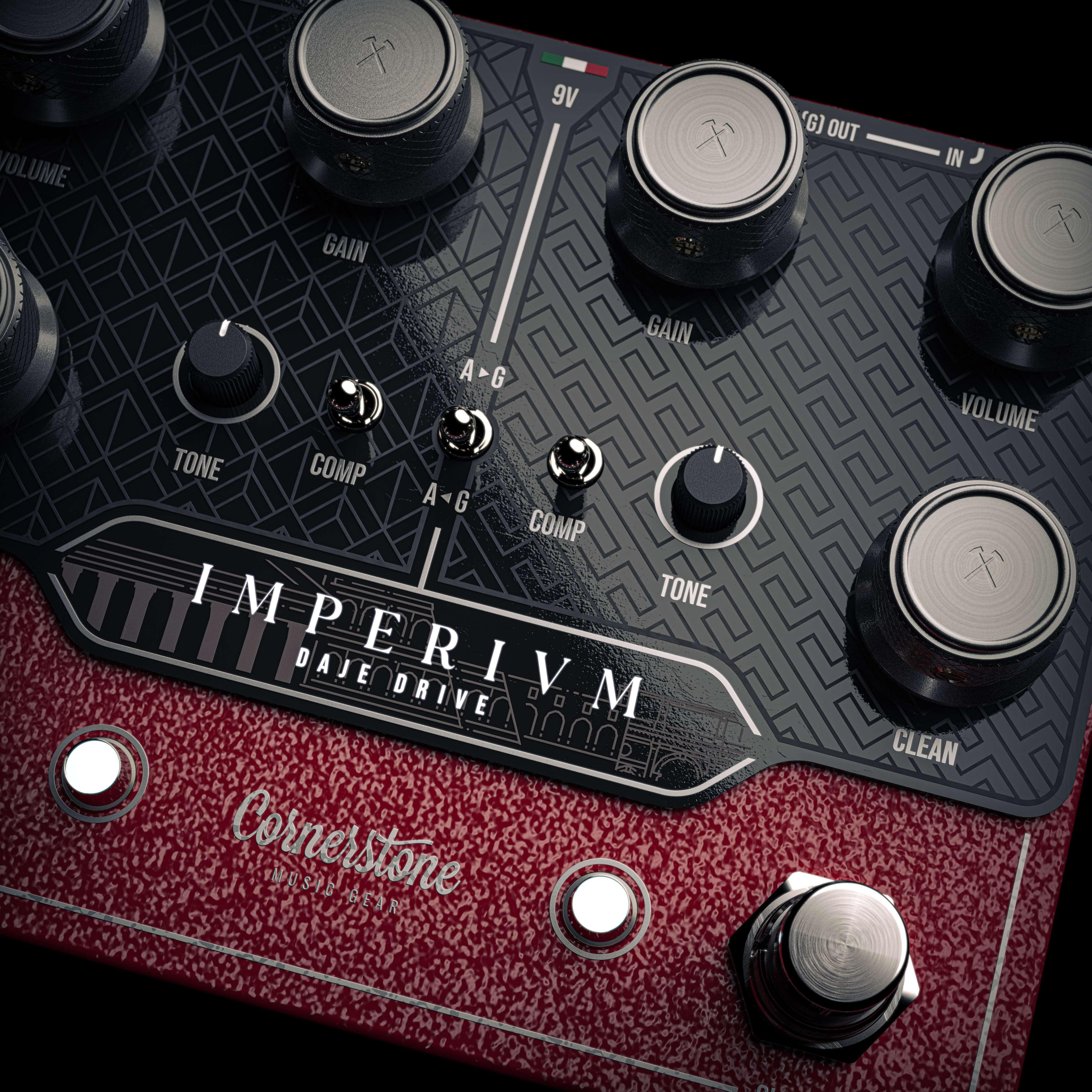 Cornerstone Imperium Dual Overdrive V2 Pedal  - Imperium V2 - 4_compressed.jpg