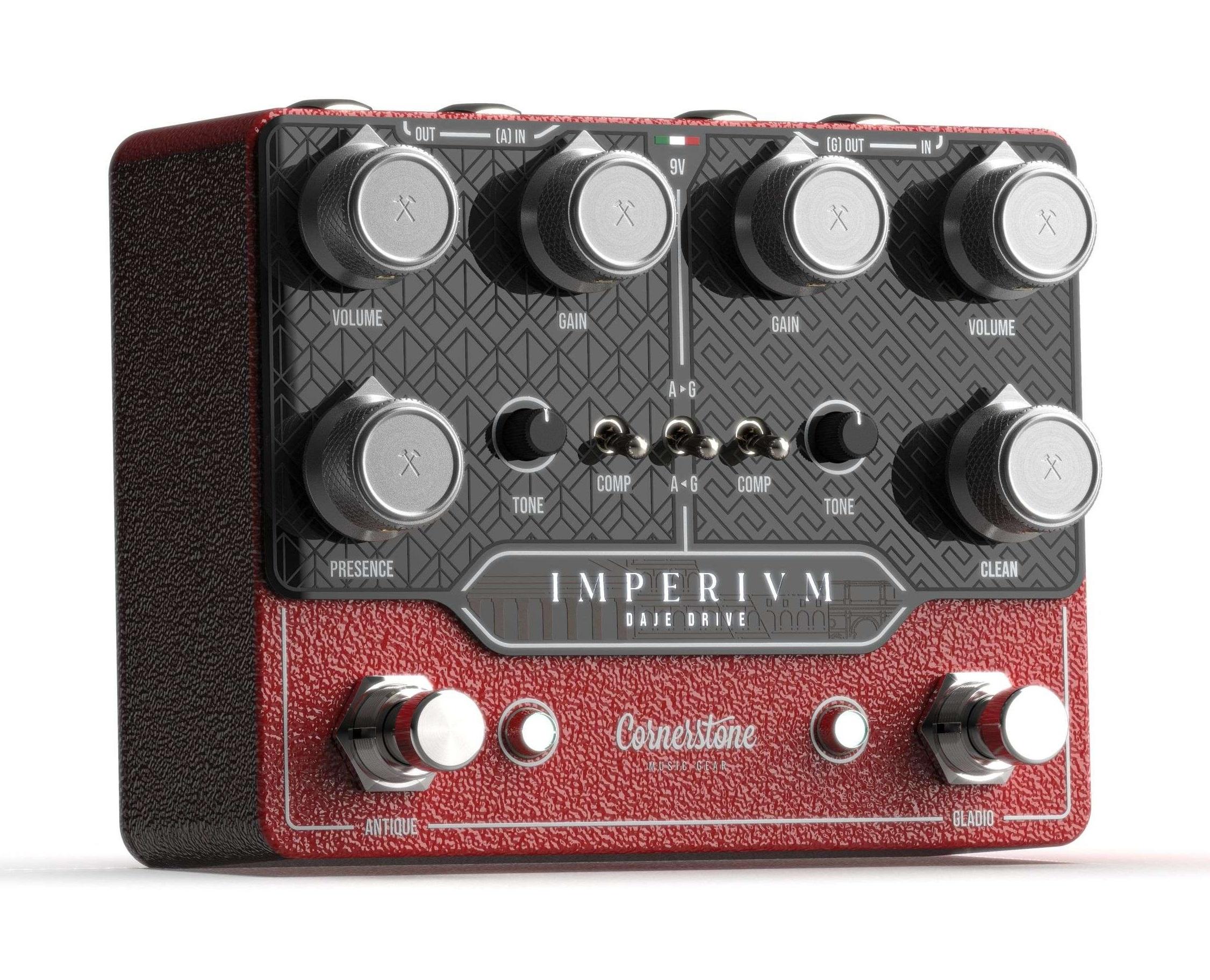 Cornerstone Imperium Dual Overdrive V2 Pedal  - Imperium V2 - Angle_compressed.jpg