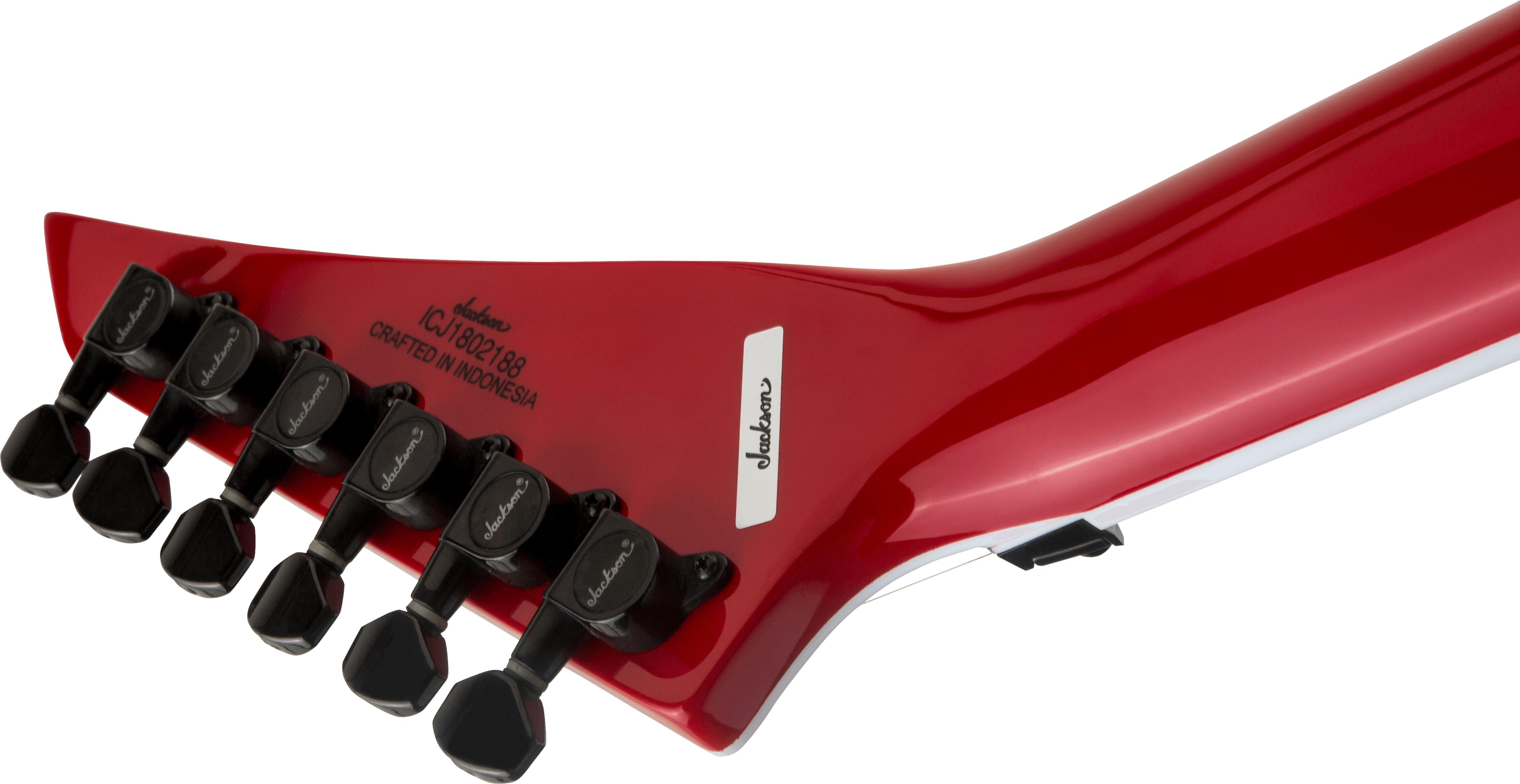 Jackson X Series Rhoads RRX24 Electric Guitar in Red with Black Bevels - 2916404540_gtr_hdstckbck_001_nr.jpg