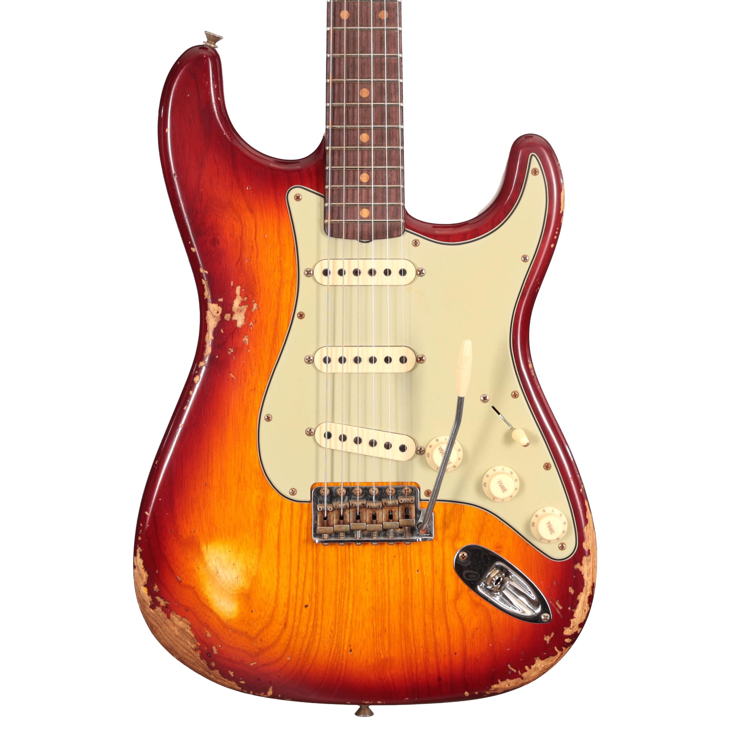Fender Custom Shop Limited Edition '62 Stratocaster Heavy Relic in Aged Cherry Sunburst - CZ579862 (2).JPG