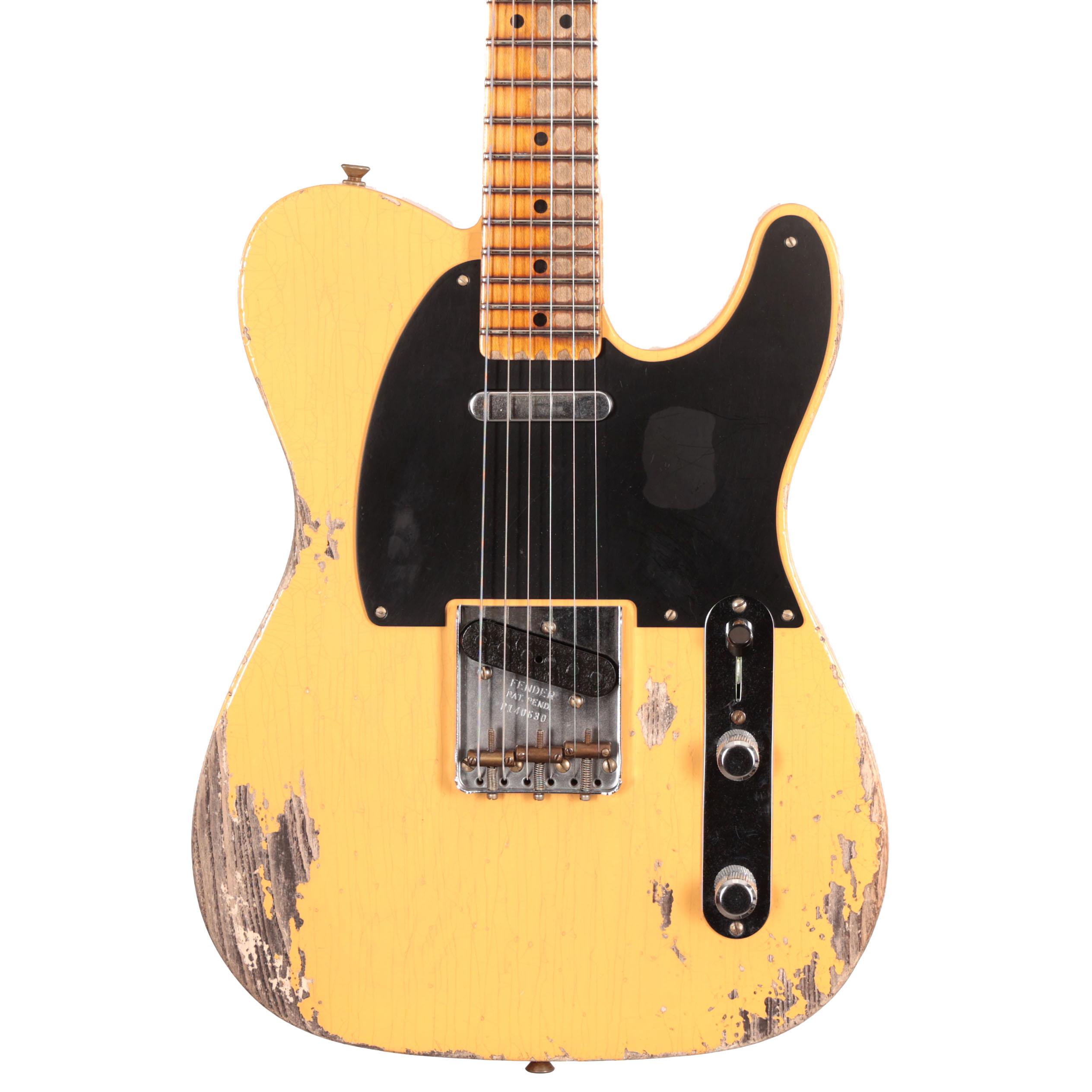 Fender Custom Shop '50 Double Esquire Heavy Relic in Nocaster Aged Blonde - R140630 (2).JPG