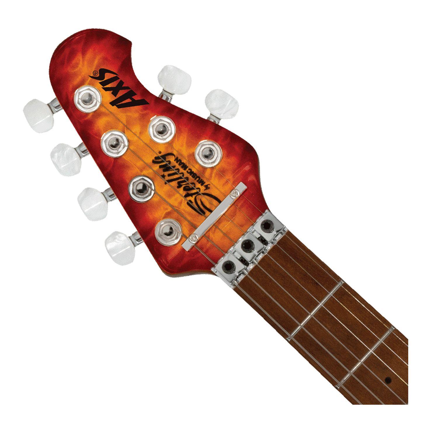 Sterling by Music Man AX50 Axis Electric Guitar in Lava Burst