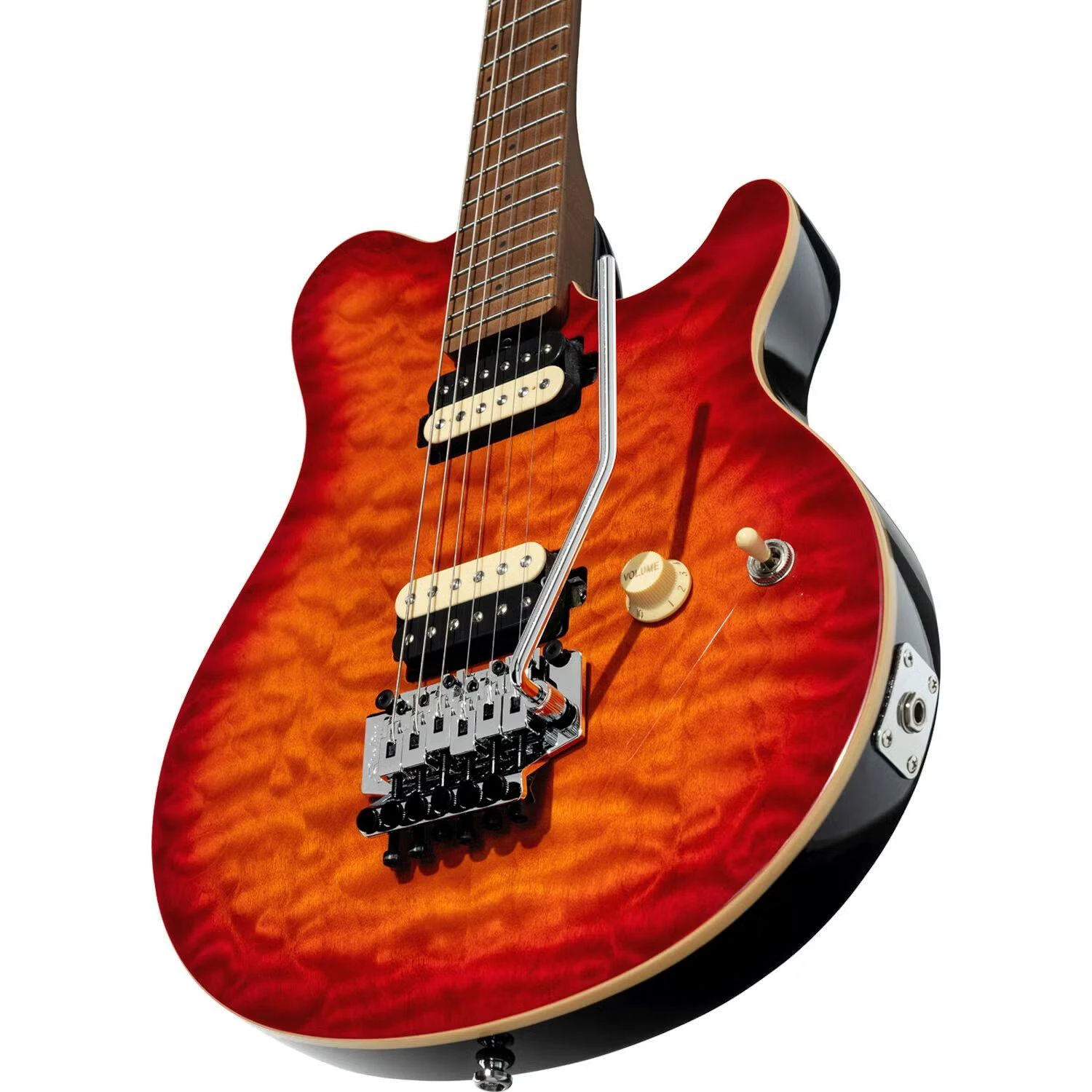Sterling by Music Man AX50 Axis Electric Guitar in Lava Burst - STAX50QMLVBM2-2 (2).jpg