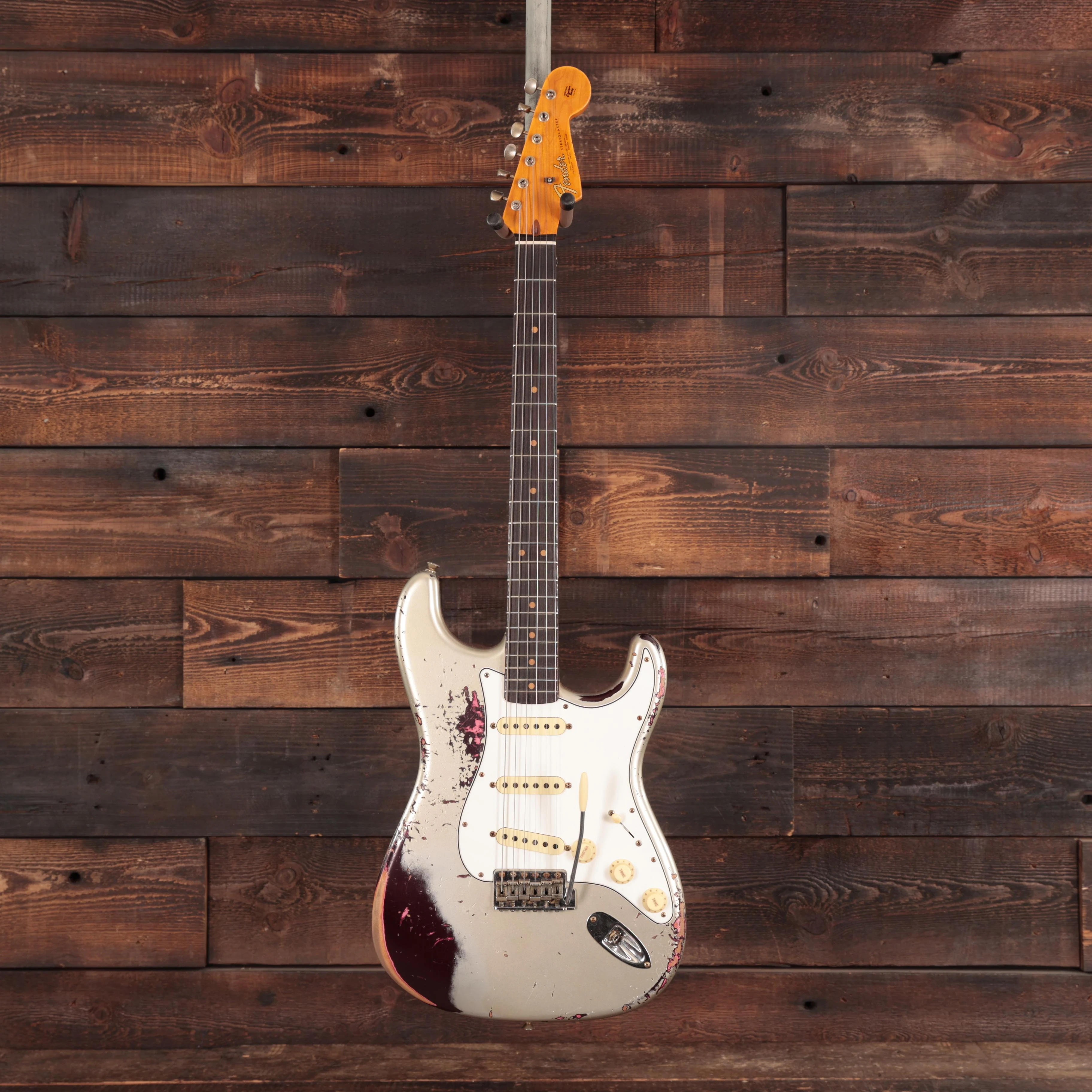 Fender Custom Shop '65 Stratocaster Heavy Relic in Aged Inca Silver over Oxblood - 9237002874 (4).JPG