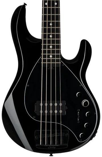 Sterling by Music Man DarkRay 5 5-String Bass Guitar in Black - ST-DARKRAY5-FRONT-FULL_1200x_compressed-hero.jpg