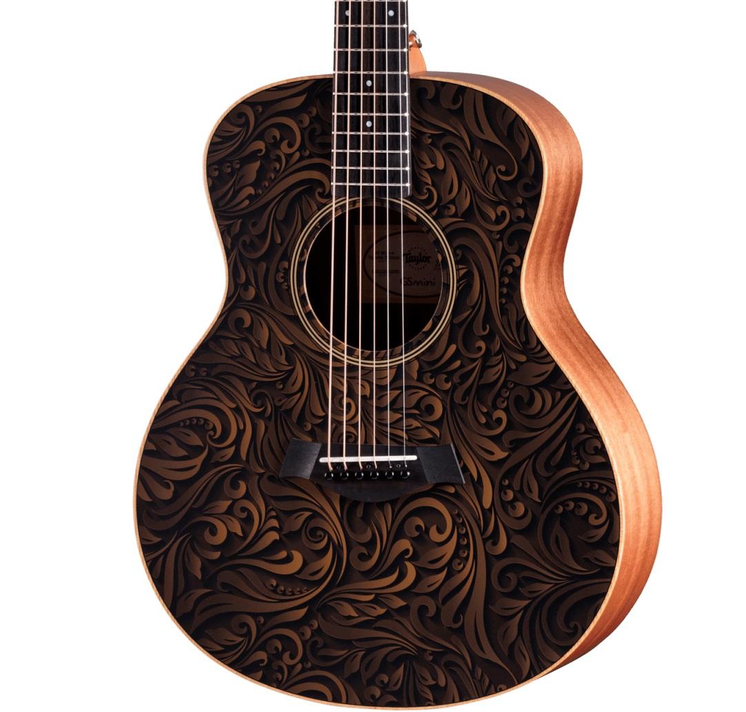 Taylor GS Mini-e Special Edition Electro-Acoustic in Paisley Burst - Taylor-GS-Mini-e-Special-Edition-Paisley-Burst-2201295268-FrontLeft-2025-hero.jpg
