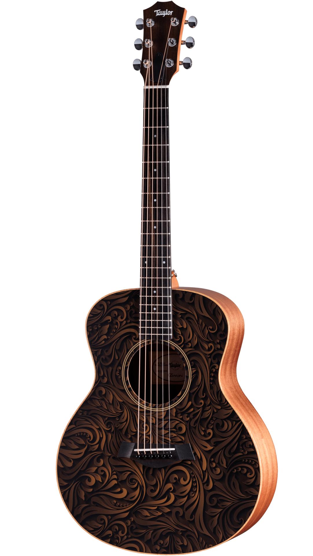 Taylor GS Mini-e Special Edition Electro-Acoustic in Paisley Burst - Taylor-GS-Mini-e-Special-Edition-Paisley-Burst-2201295268-FrontLeft-2025.jpg