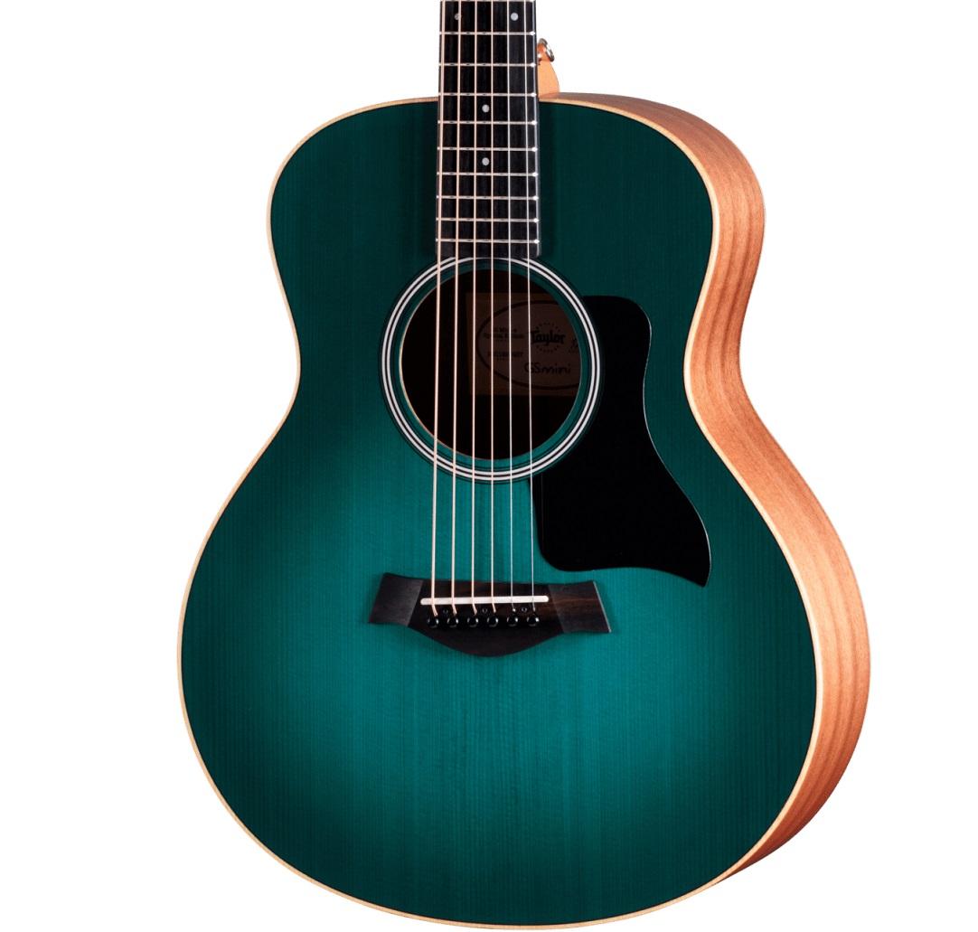 Taylor GS Mini-e Special Edition Electro-Acoustic in Blue Burst - Taylor-GS-Mini-e-Special-Edition-Blue-Burst-2201295237-FrontLeft-2025-hero.jpg