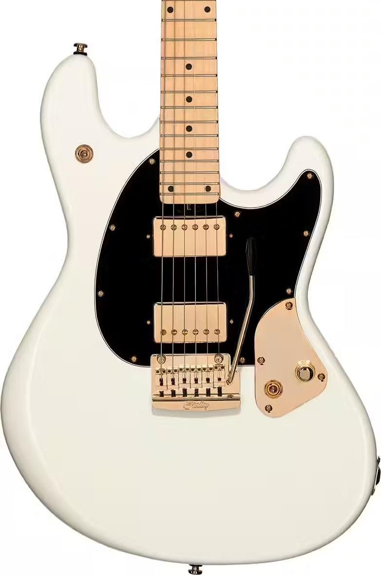 Sterling by Music Man Jared Dines Signature StingRay Electric Guitar in Olympic White - STDINESOWHM1-hero.jpg