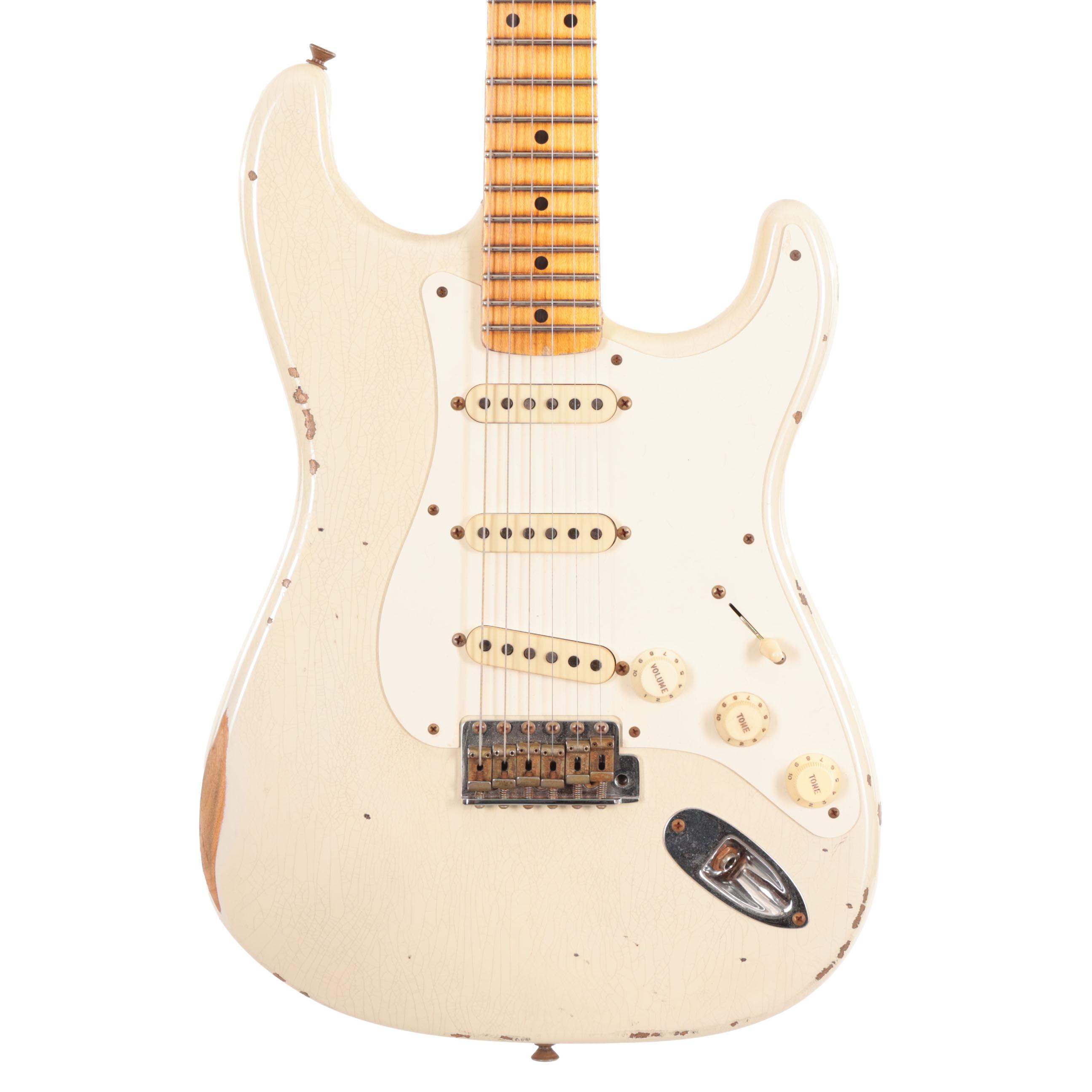 Second Hand Fender Custom Shop '57 Stratocaster Relic in Desert Tan 763 - SH-130-0763 (2).jpg