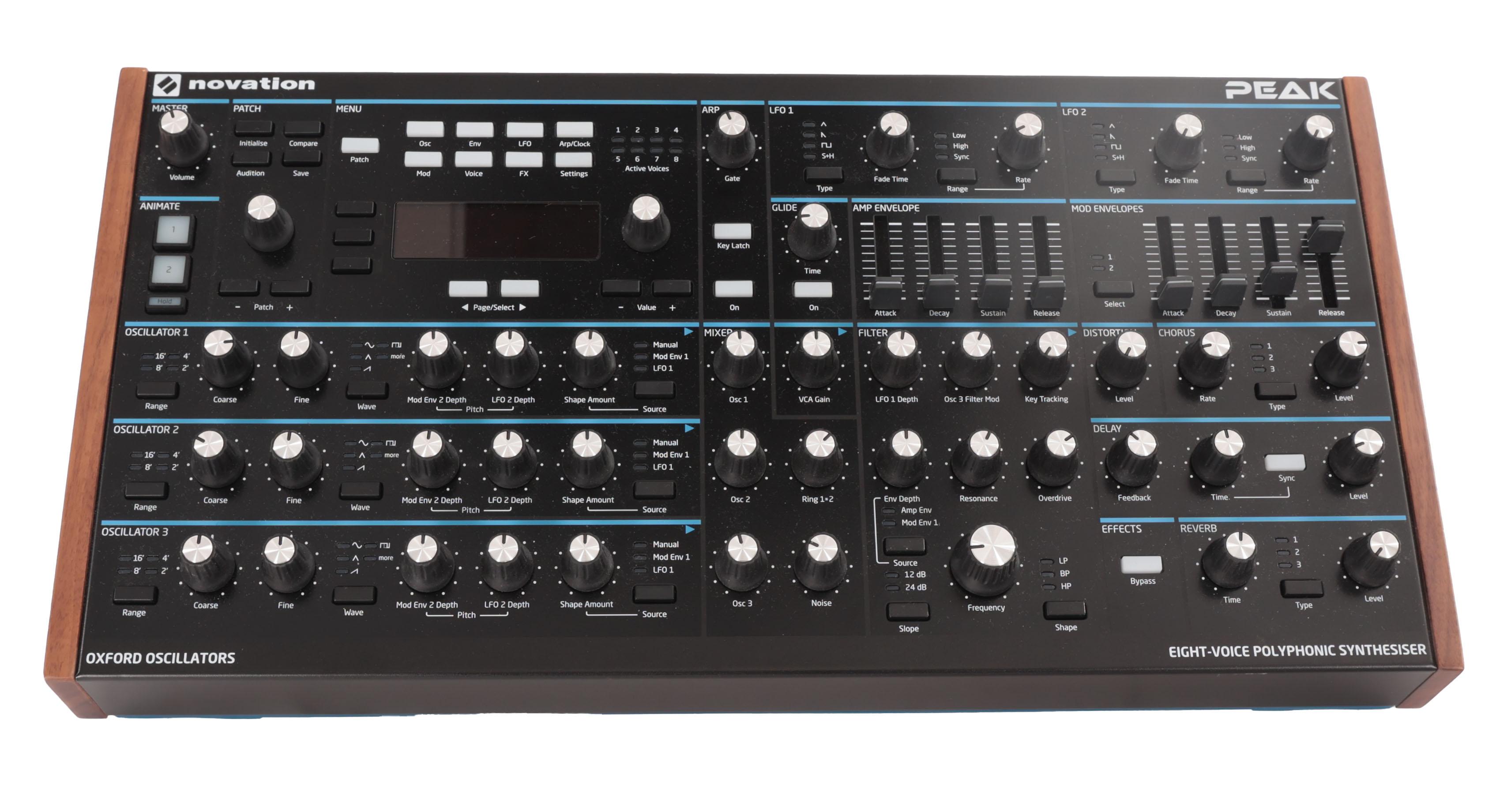 Second Hand Novation Peak 8 Voice Polyphonic Synthesizer 210 - SH-204-1210 (2).jpg