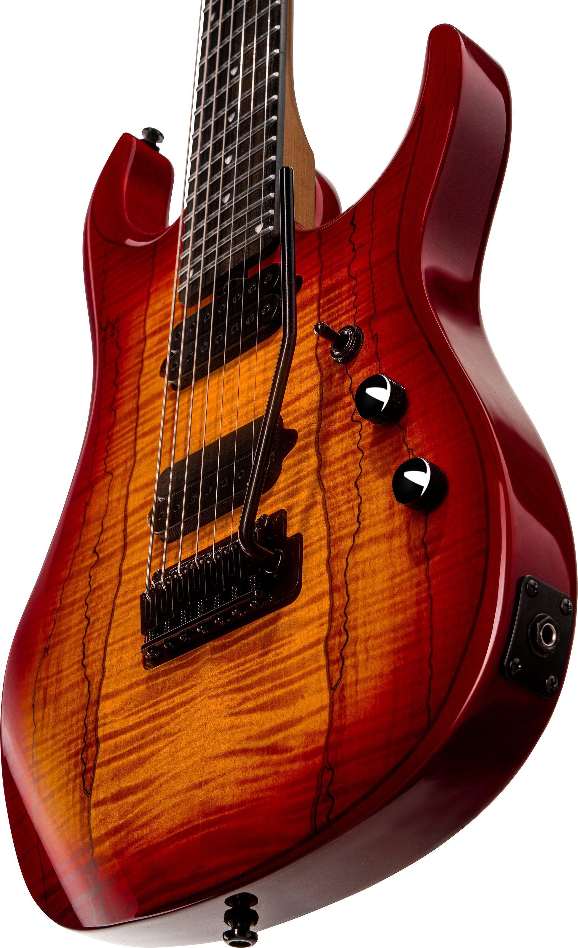 Sterling By Music Man John Petrucci JP157D Electric Guitar in Spalted Maple Blood Orange Burst  - STJP157DSMBOBE2W-2.jpg