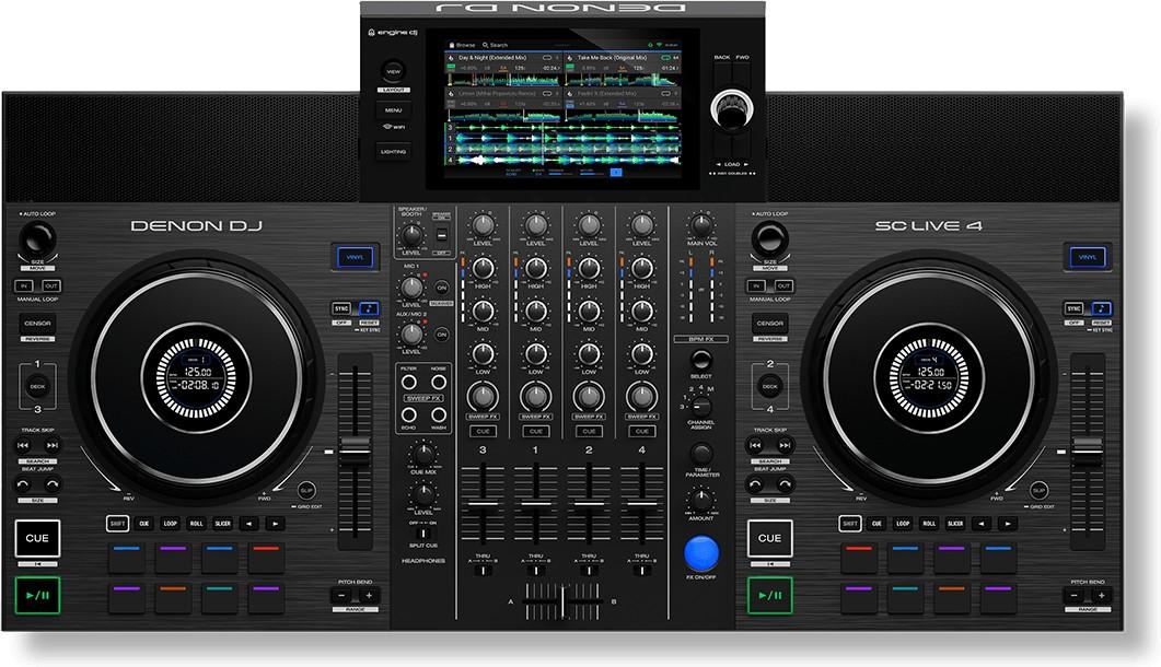 Denon DJ SC LIVE 4 4-Deck Standalone DJ Controller - Andertons