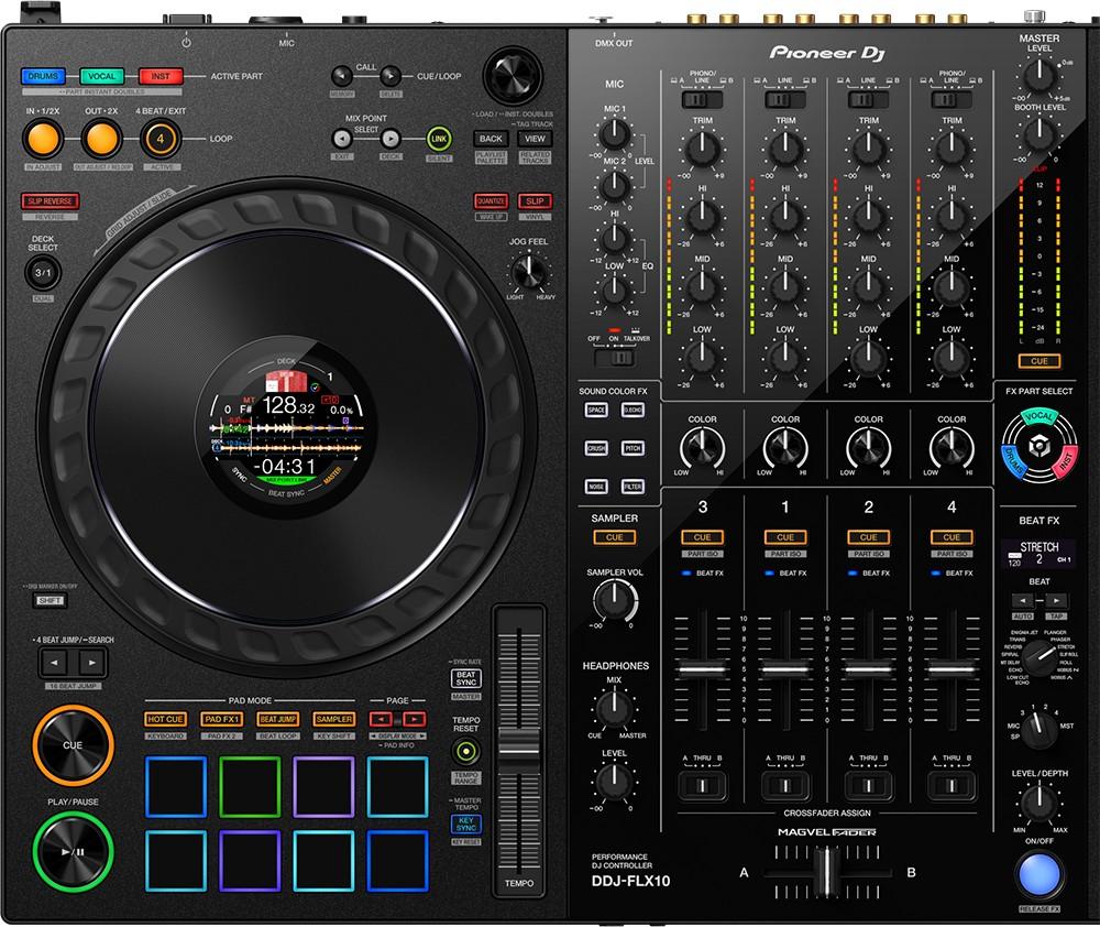 Pioneer DDJ-FLX10 4Ch Performance DJ Controller for rekordbox and