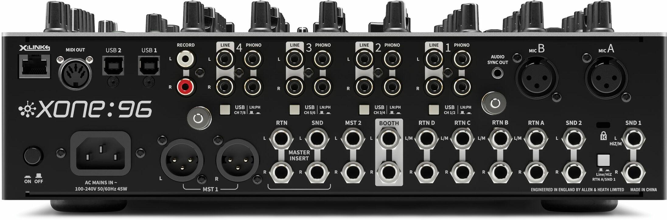 Allen & Heath XONE:96 - Club & DJ Mixer - Andertons Music Co
