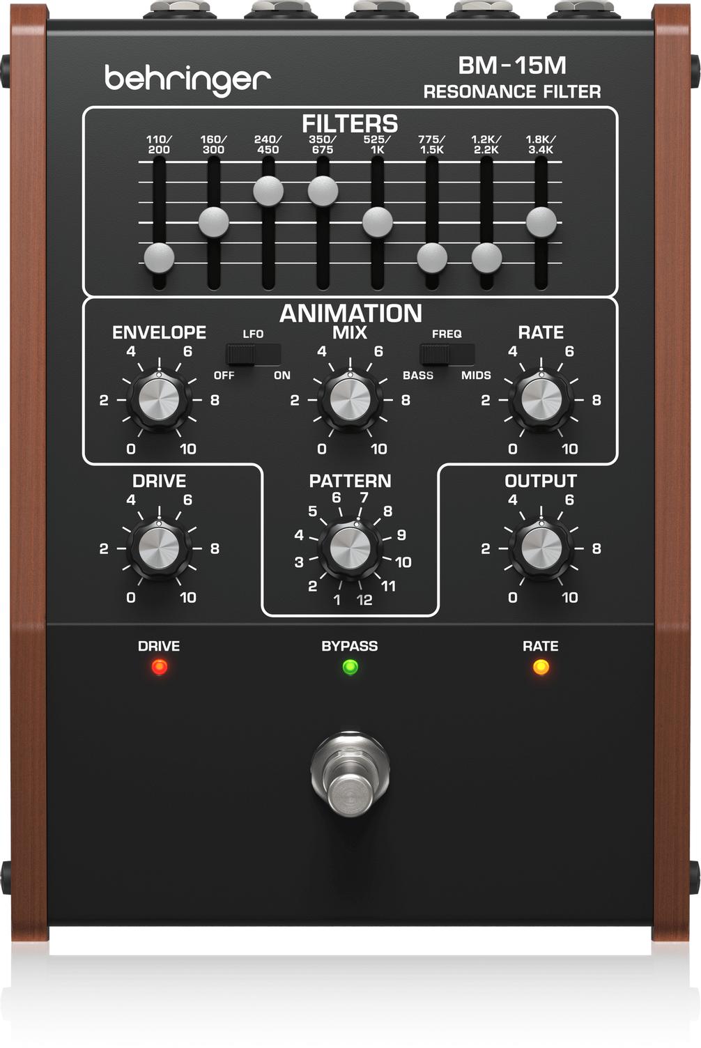 Behringer BM-15M Resonance Filter Pedal - Andertons Music Co.