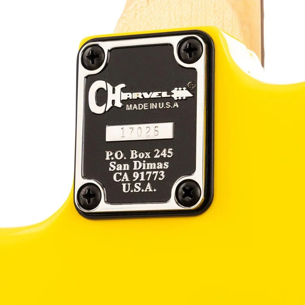 Charvel San Dimas 2H PH FR84 Electric Guitar in Grafitti Yellow - 2898000001-4 (2).jpg