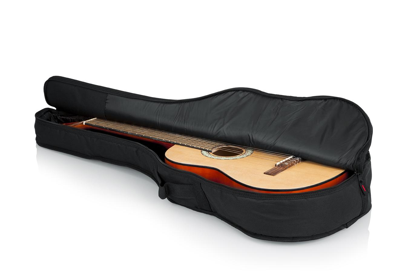 Gator GBE Economy Gig Bag for Classical Guitars - GBE-CLASSIC_OPEN.jpg