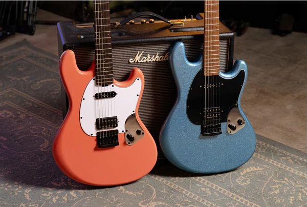 Sterling by Music Man Fluff Electric Guitar in Rula Thumb Red - fluff-pdp-02_600x_compressed.jpg