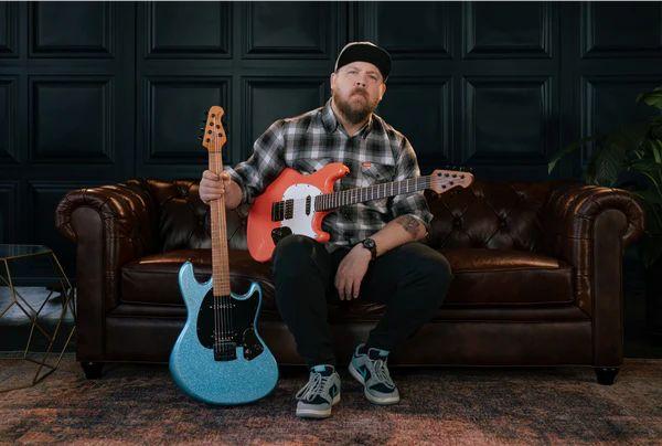 Sterling by Music Man Fluff Electric Guitar in Rula Thumb Red - fluff-pdp-01_600x_compressed.jpg