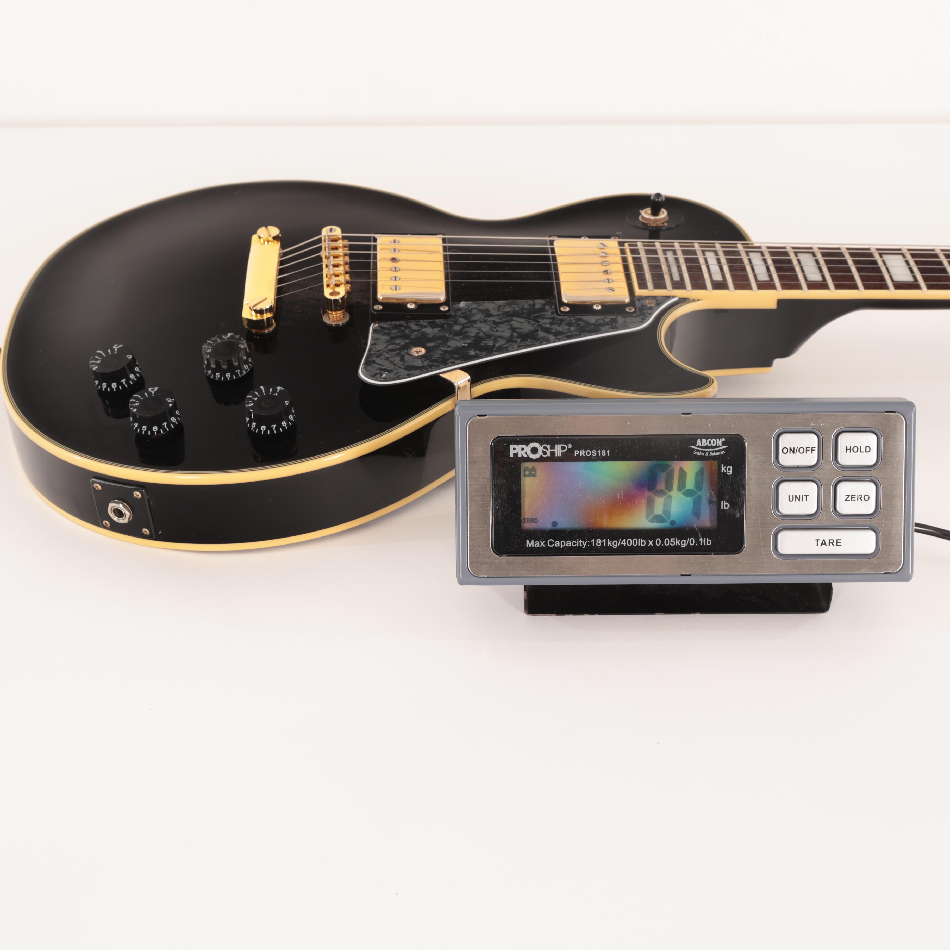 Second Hand Epiphone Les Paul Custom Pro in Ebony 760 - SH-141-4760 (8).jpg