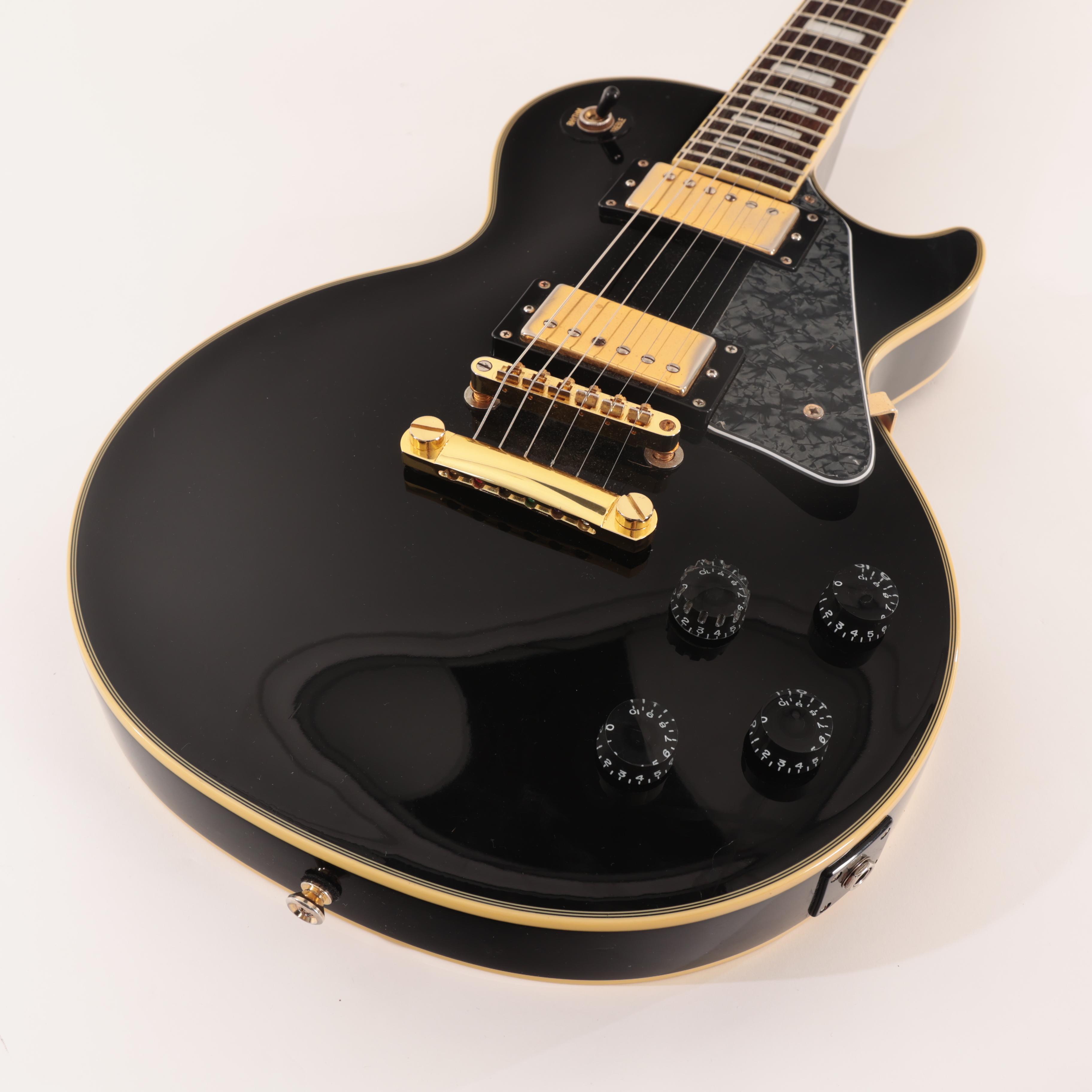 Second Hand Epiphone Les Paul Custom Pro in Ebony 760 - SH-141-4760 (9).jpg