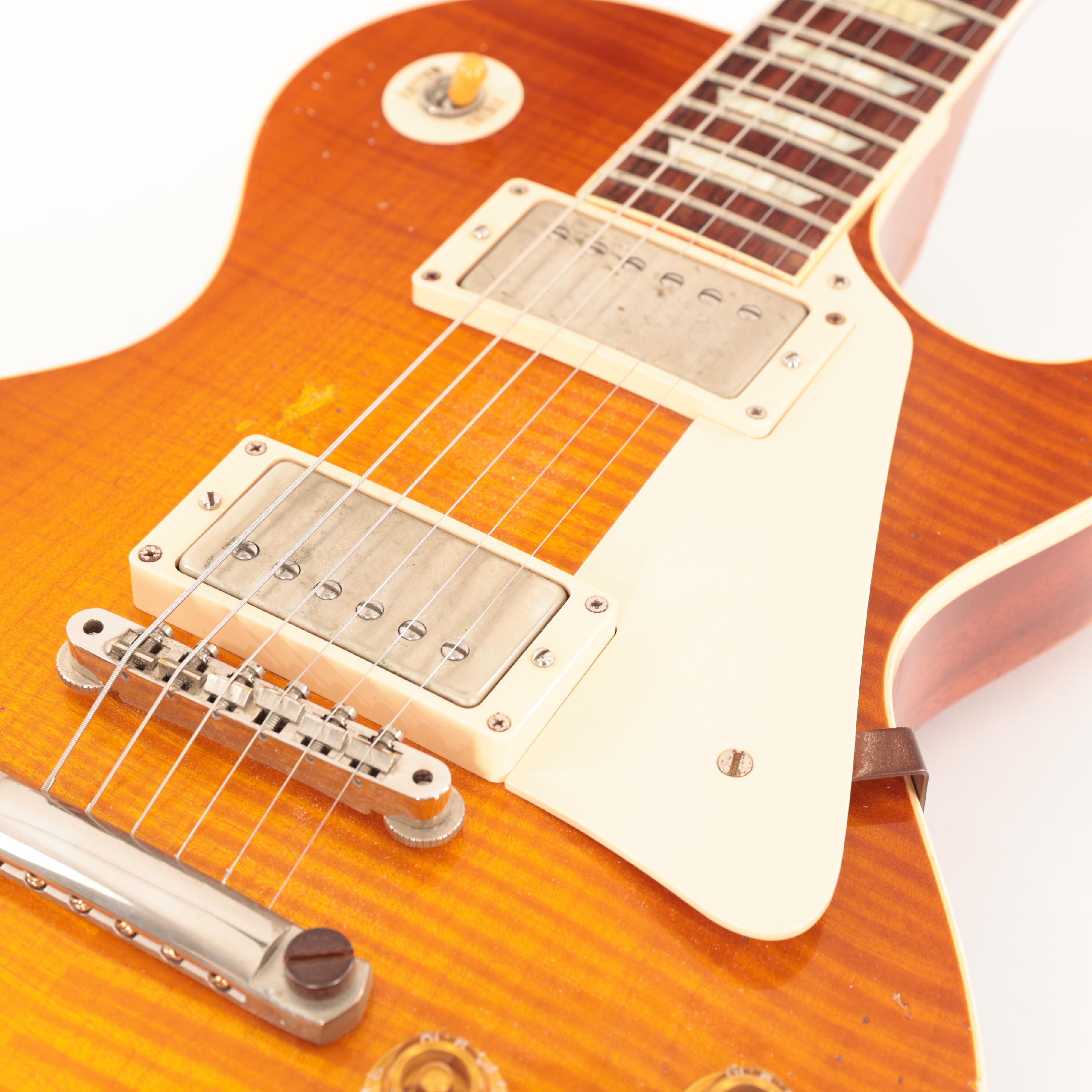 Second Hand Gibson Custom Shop 2013 Ultra Heavy Aged Les Paul 1959 Reissue in Honey Burst 850 - SH-114-1850 (11).jpg