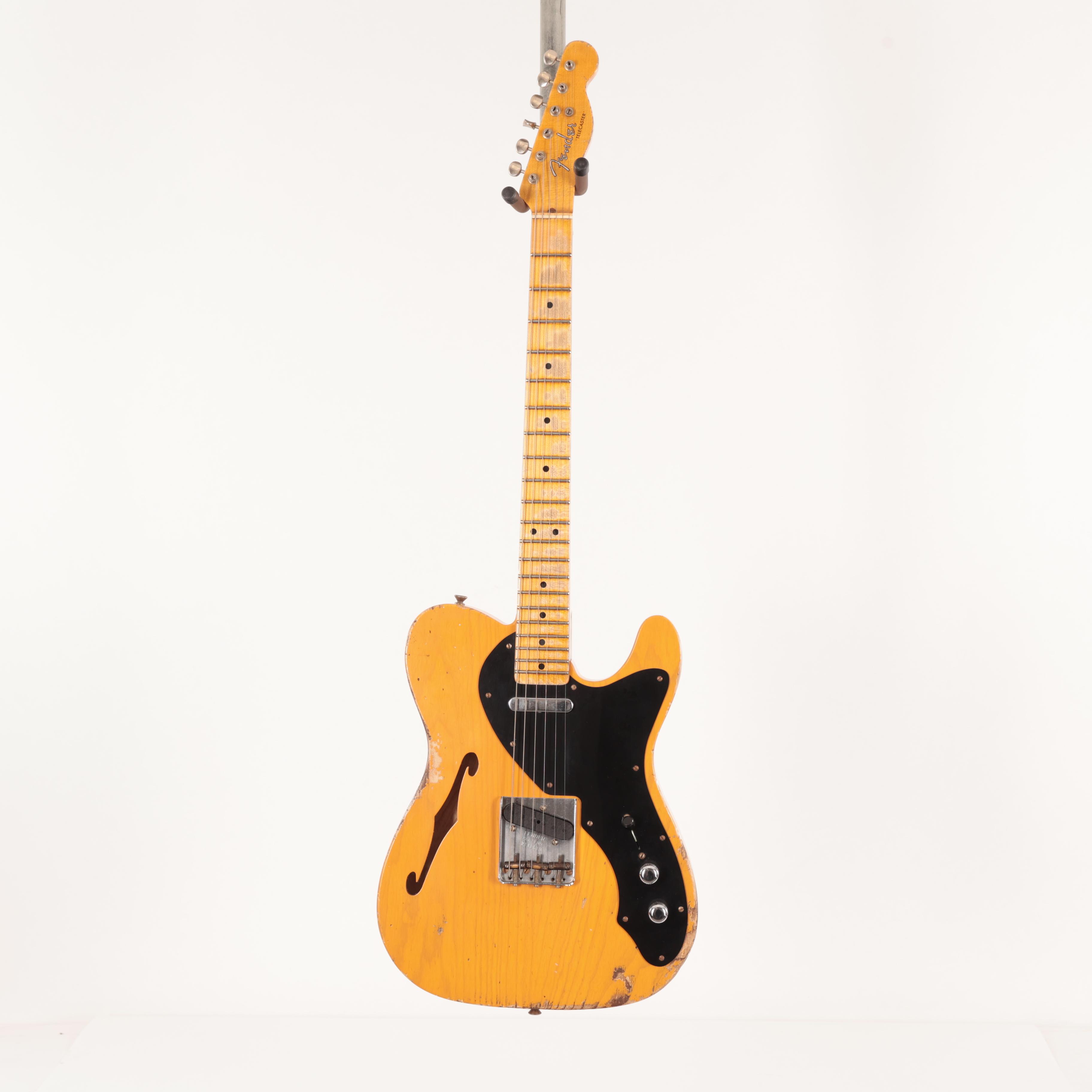 Second Hand Fender Custom Shop Thinline Tele Heavy Relic in Butterscotch 851 - SH-114-1851 (3).jpg