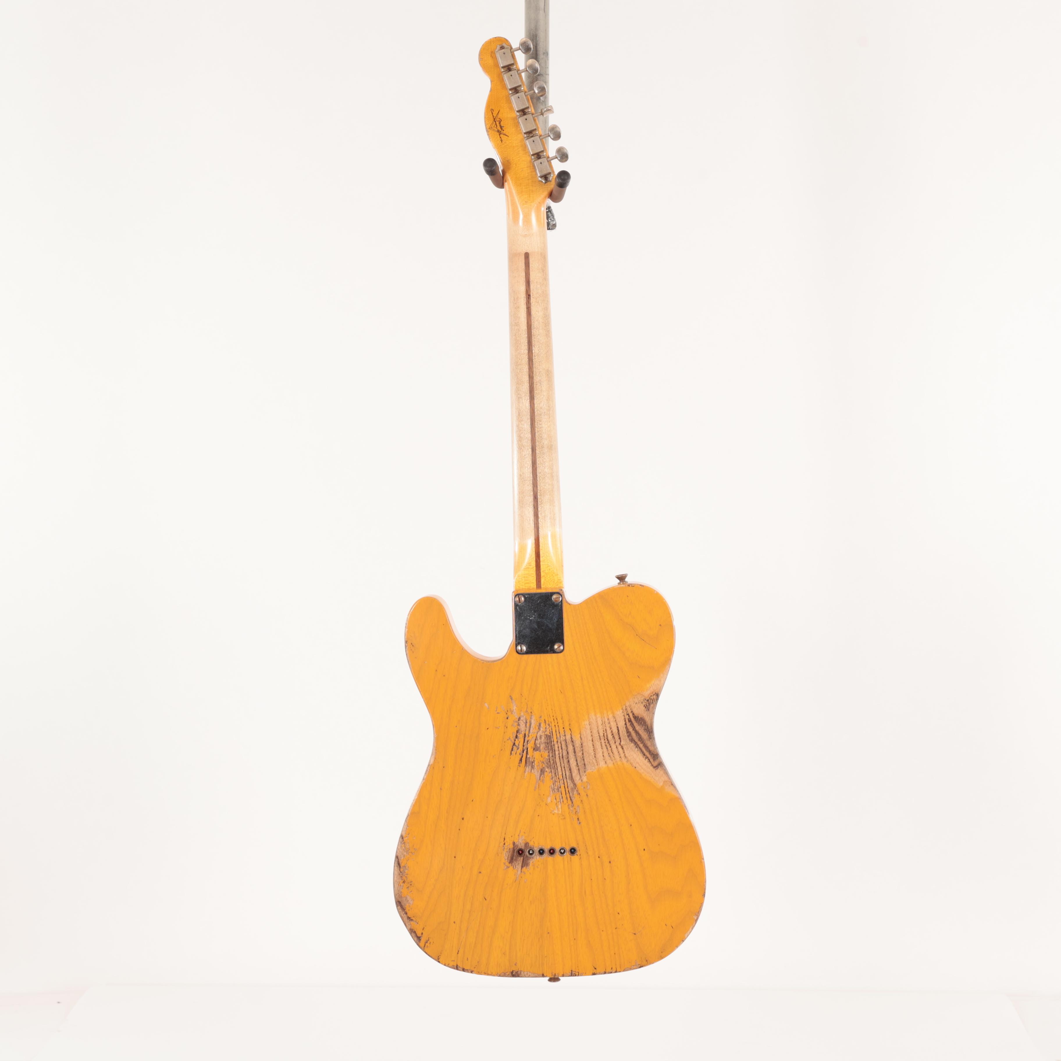 Second Hand Fender Custom Shop Thinline Tele Heavy Relic in Butterscotch 851 - SH-114-1851 (4).jpg