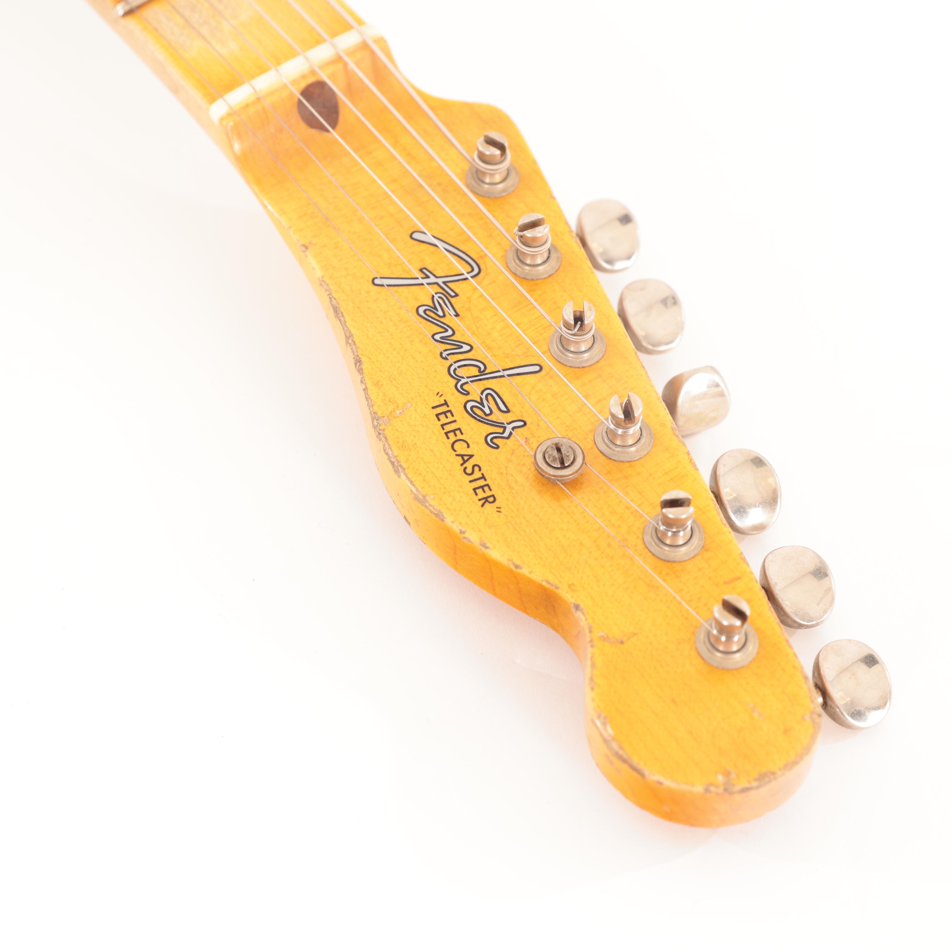 Second Hand Fender Custom Shop Thinline Tele Heavy Relic in Butterscotch 851 - SH-114-1851 (15).jpg
